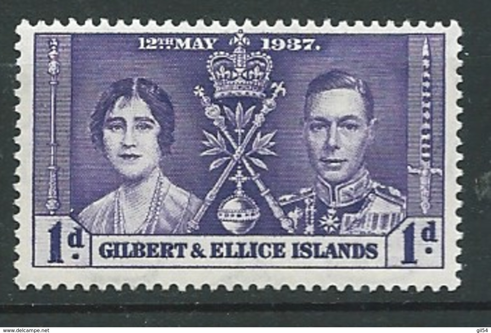 Gilbert Et Ellice   -  Yvert N°  35 *     -  Aab 27619 - Fiji (...-1970)