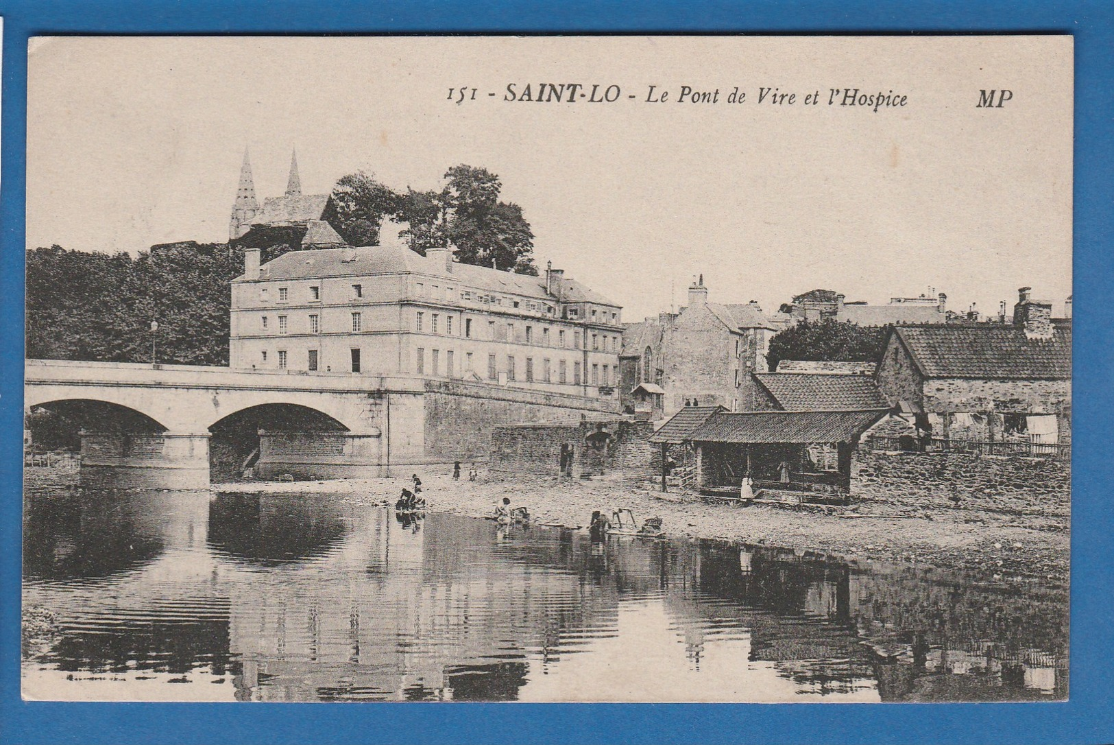 SAINT LO LE PONT DE VIRE ET L'HOSPICE - Saint Lo