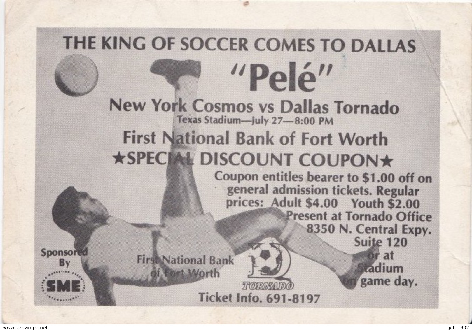 The King Of Soccer "PELE" Comes To Dallas - Autres & Non Classés