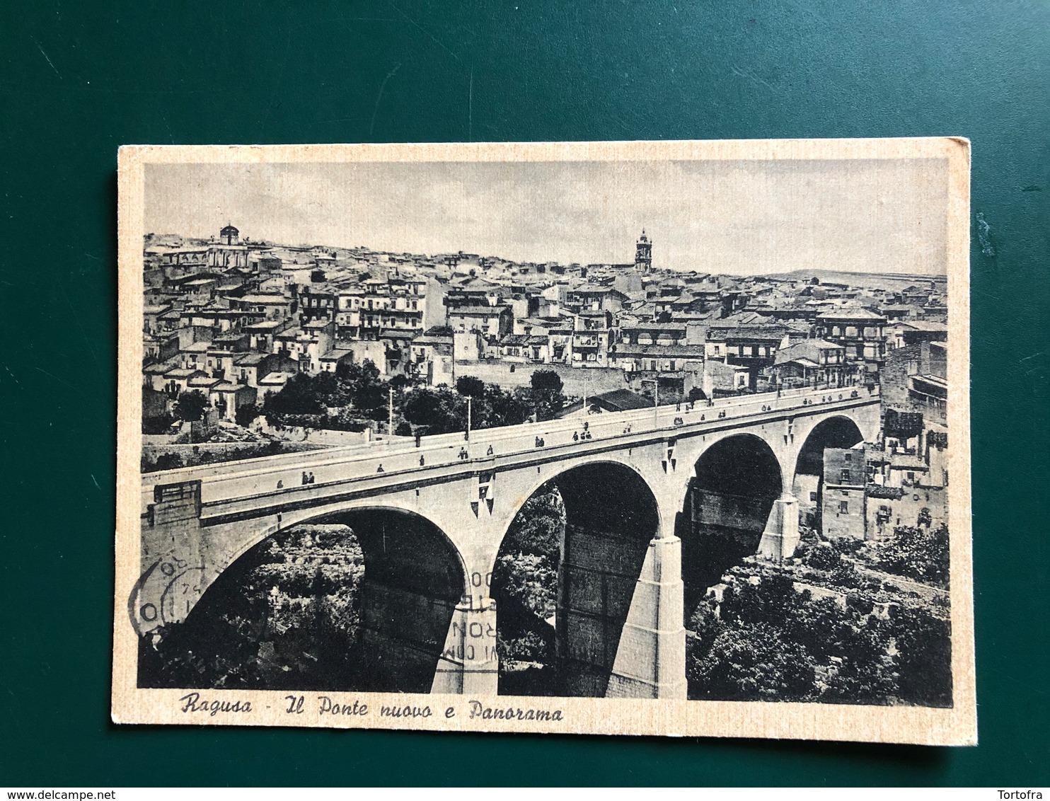 RAGUSA IL PONTE NUOVO E PANORAMA  BIRRA MESSINA - Ragusa