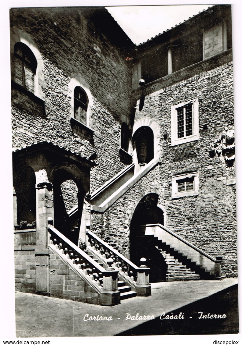 V5206 Cortona (Arezzo) - Palazzo Casali - Interno / Viaggiata 1967 - Altri & Non Classificati