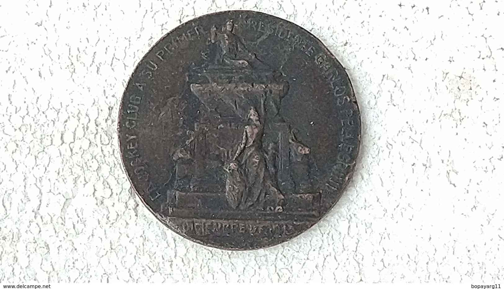 Medal Medalla Medaille Medaglia Carlos Pellegrini Monument 1913 Argentina #4 - Royal/Of Nobility