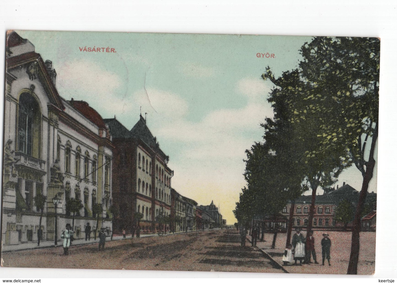 Hongarije Hungaria - Gyor - Vasarter - 1908 - Hongrie