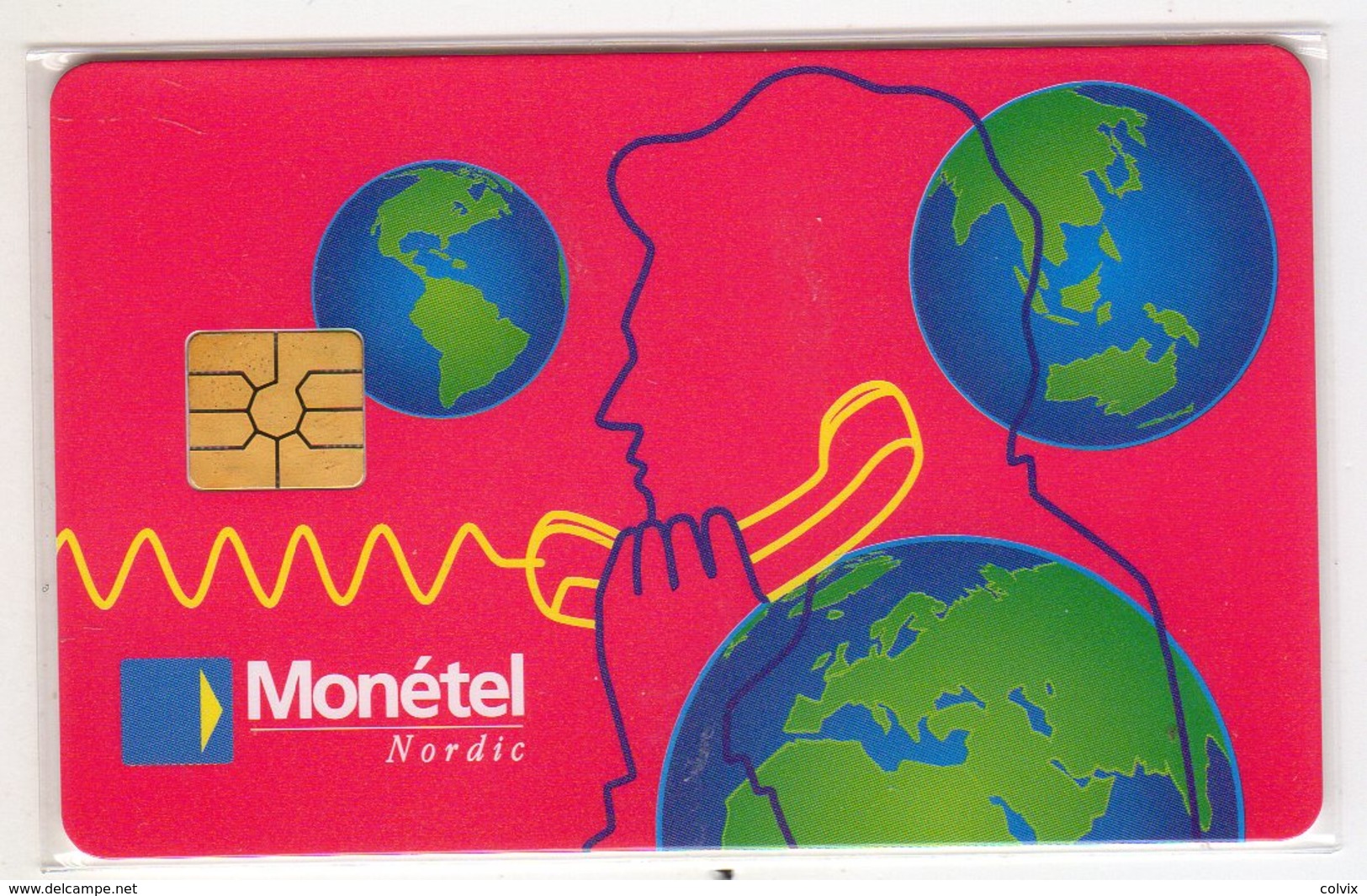 SWAZILAND Ref MV Cards :SWA-D-06 MONETEL NORDIC 1 MINT 1$ Demo Smart Card 01/95 2000 Ex  RARE - Swaziland