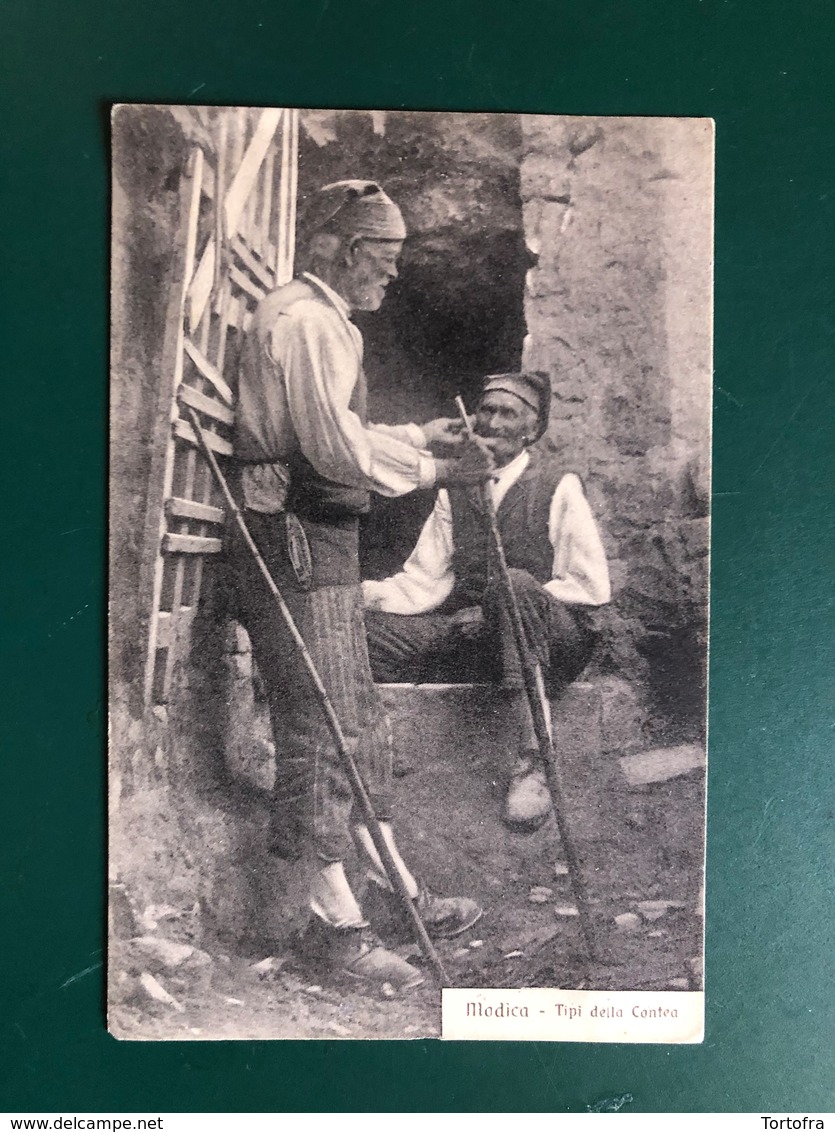 MODICA (RAGUSA) TIPI DELLA CONTEA   COSTUMI SICILIANI - Modica