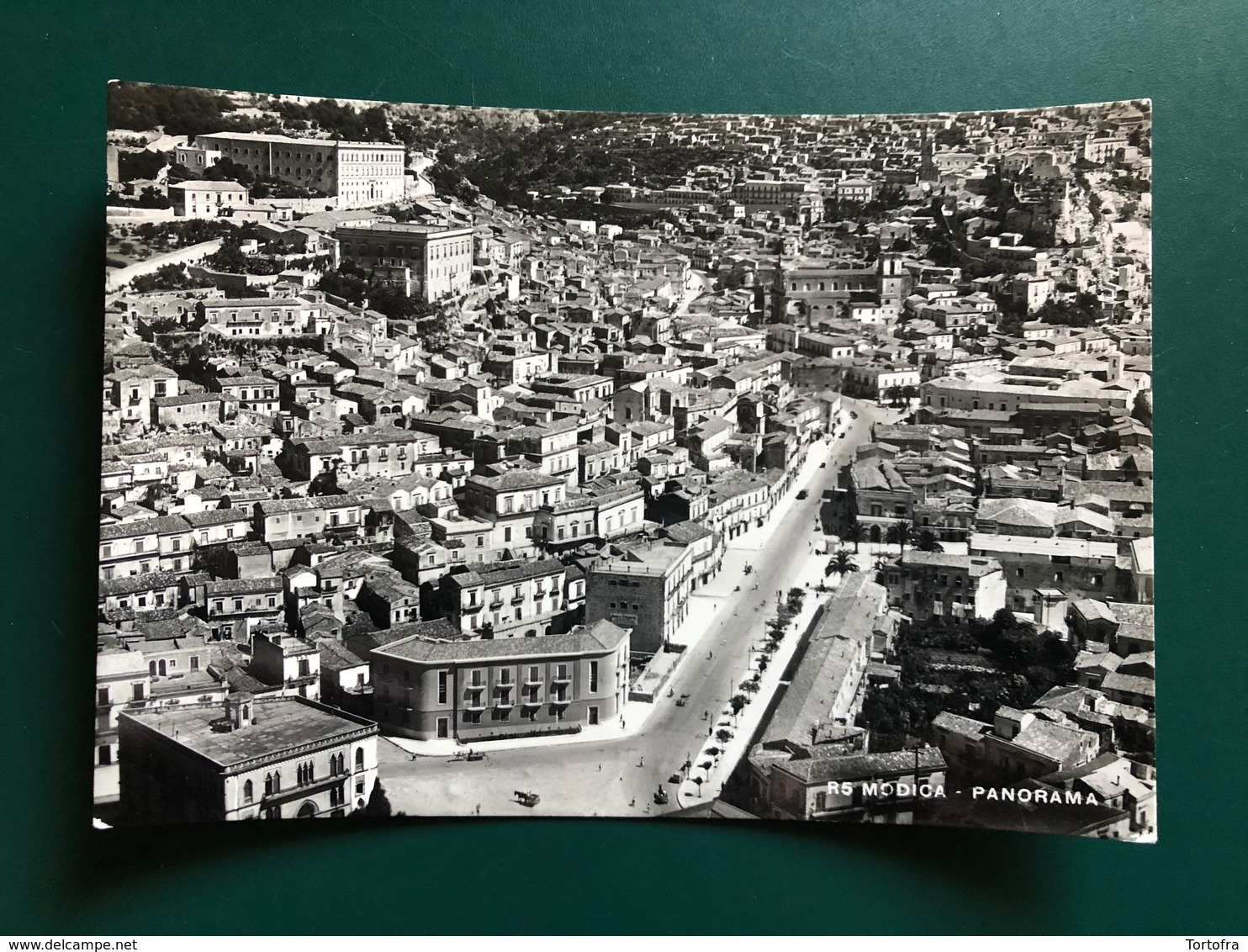 MODICA (RAGUSA) PANORAMA  1953 - Modica