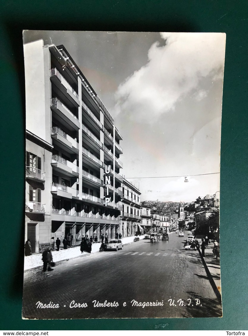 MODICA (RAGUSA) CORSO UMBERTO E MAGAZZINI U.N.I.P.  1960 - Modica