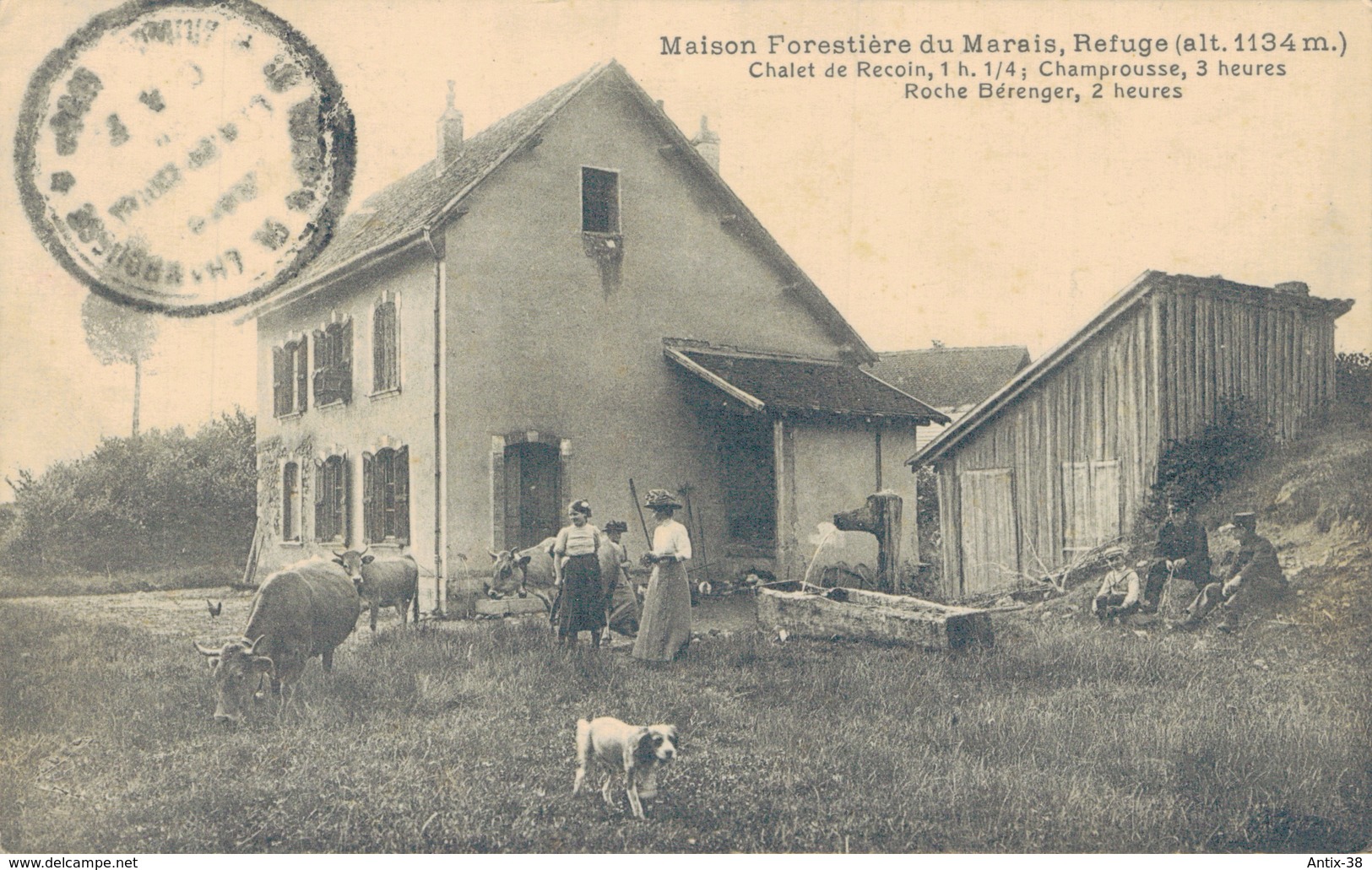 J80 - 38 - CHAMROUSSE - Isère - Maison Forestière Du Marais - Refuge 1134 Art. - Chalet De Recoin - Roche Béranger - Altri & Non Classificati