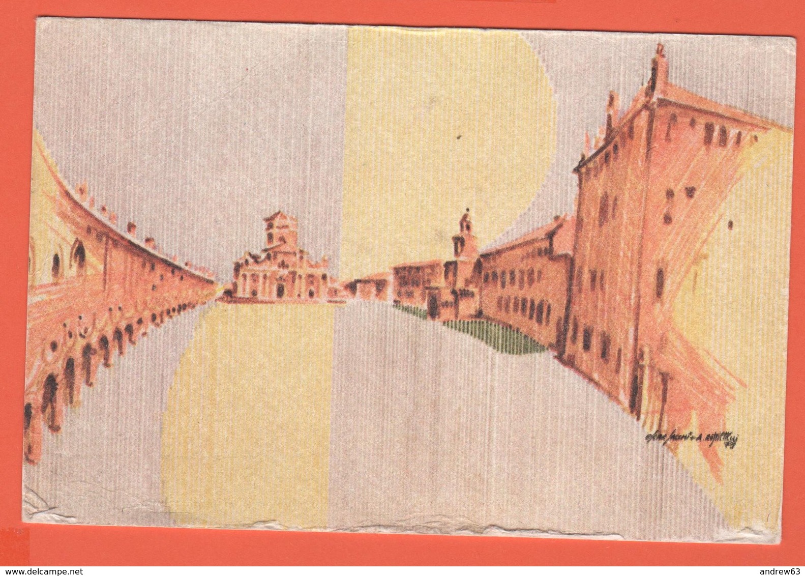 ITALIA - ITALY - ITALIE - Emilia-Romagna - Carpi - Piazza Martiri - Disegno Di O. Sacchi E A. Rustichelli - Not Used - Carpi