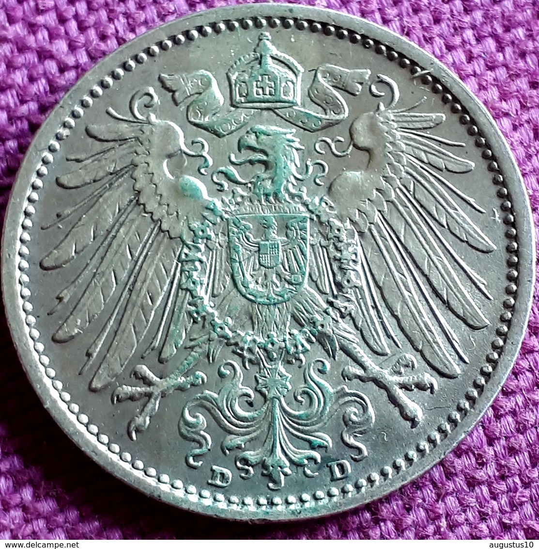 DUITSLAND : PRACHTIGE 1 MARK 1915 D ZILVER - 1 Mark