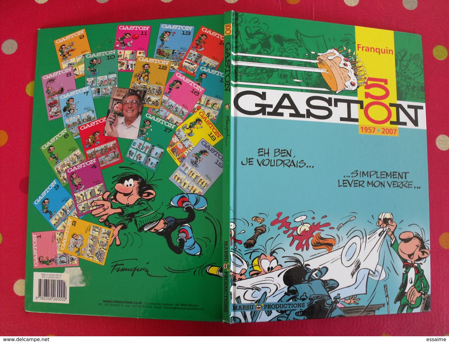 Gaston 50 (1957-2007). Franquin. Marsu Productions 2007 - Gaston