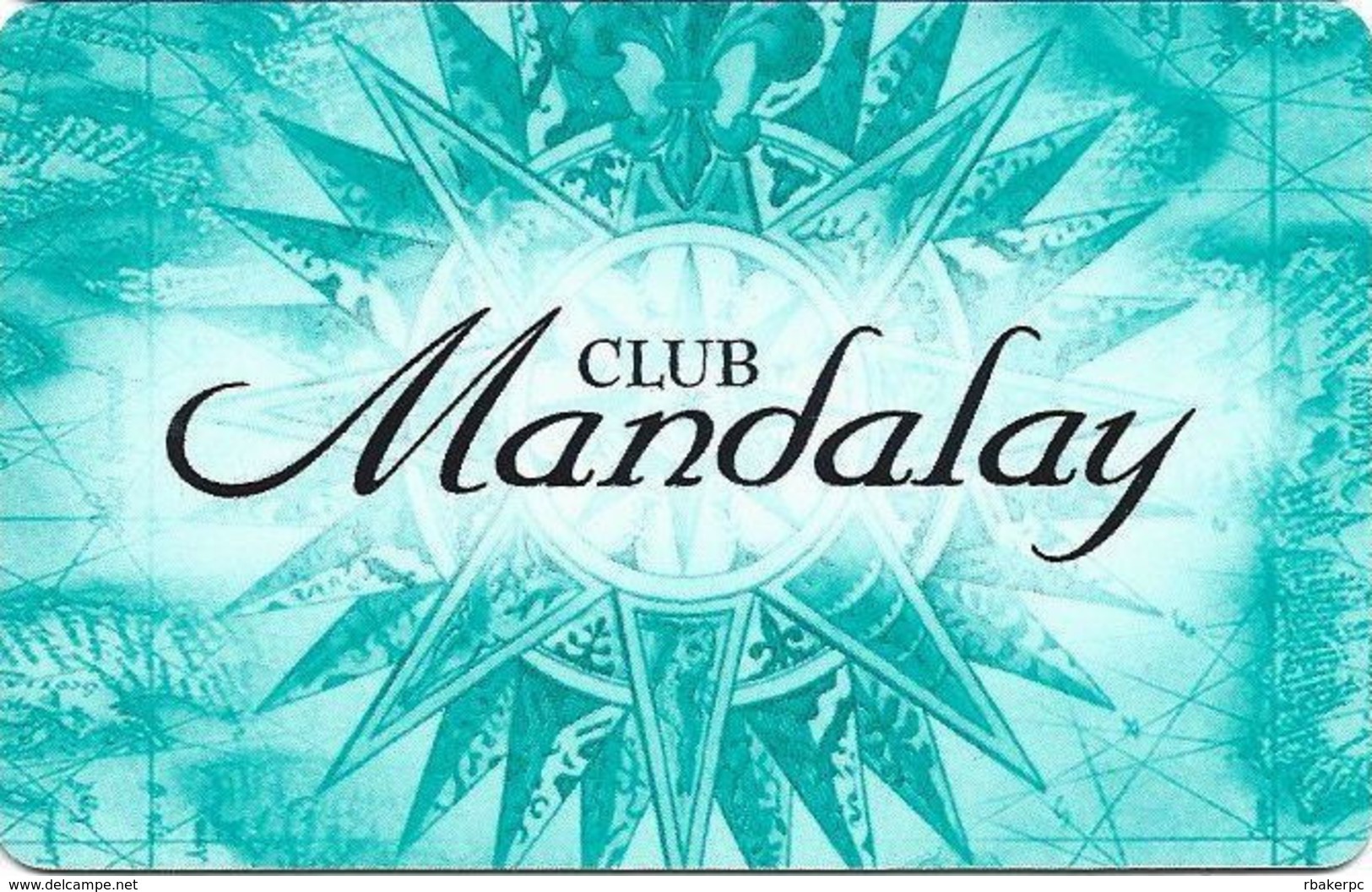 Mandalay Bay Resort & Casino - Las Vegas, NV -  BLANK Slot Card - Casino Cards