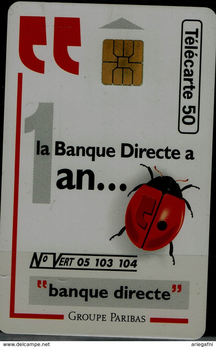 FRANCE 1995 PHONECARD LADYBUG USED VF!! - Sonstige & Ohne Zuordnung