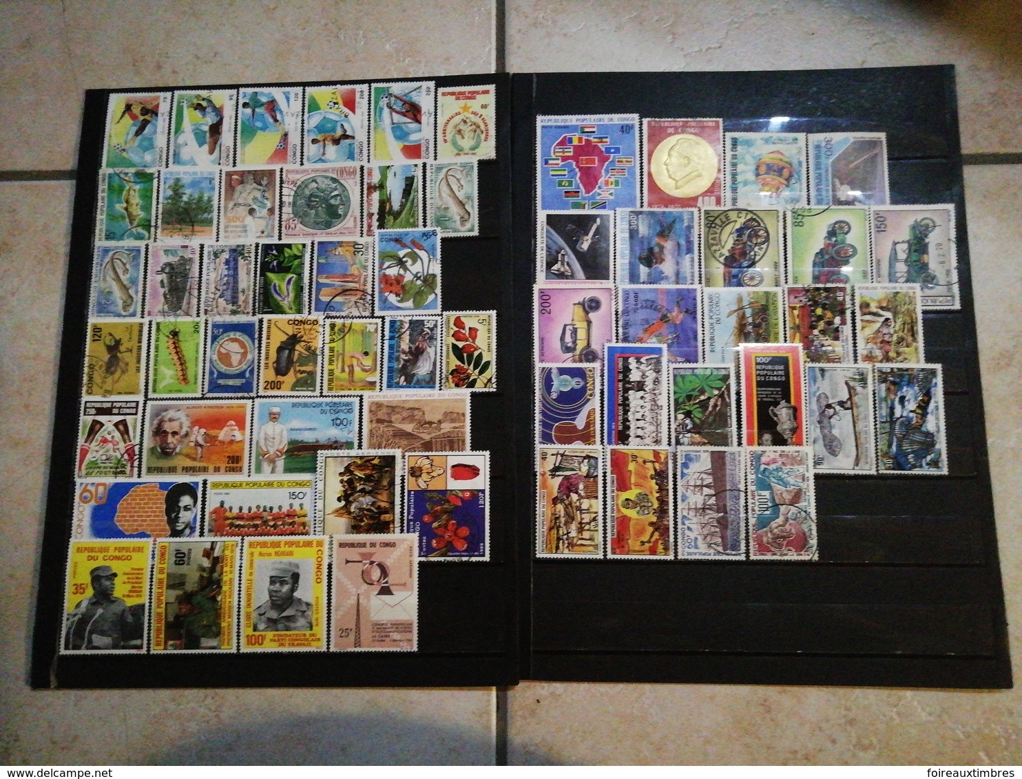 Lot De Timbres Congo - Collections