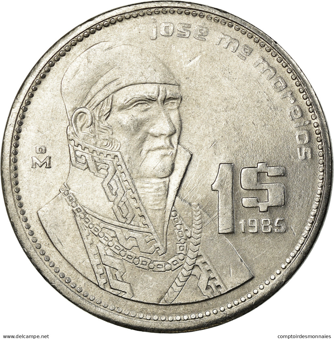 Monnaie, Mexique, Peso, 1985, Mexico City, SUP, Stainless Steel, KM:496 - Messico