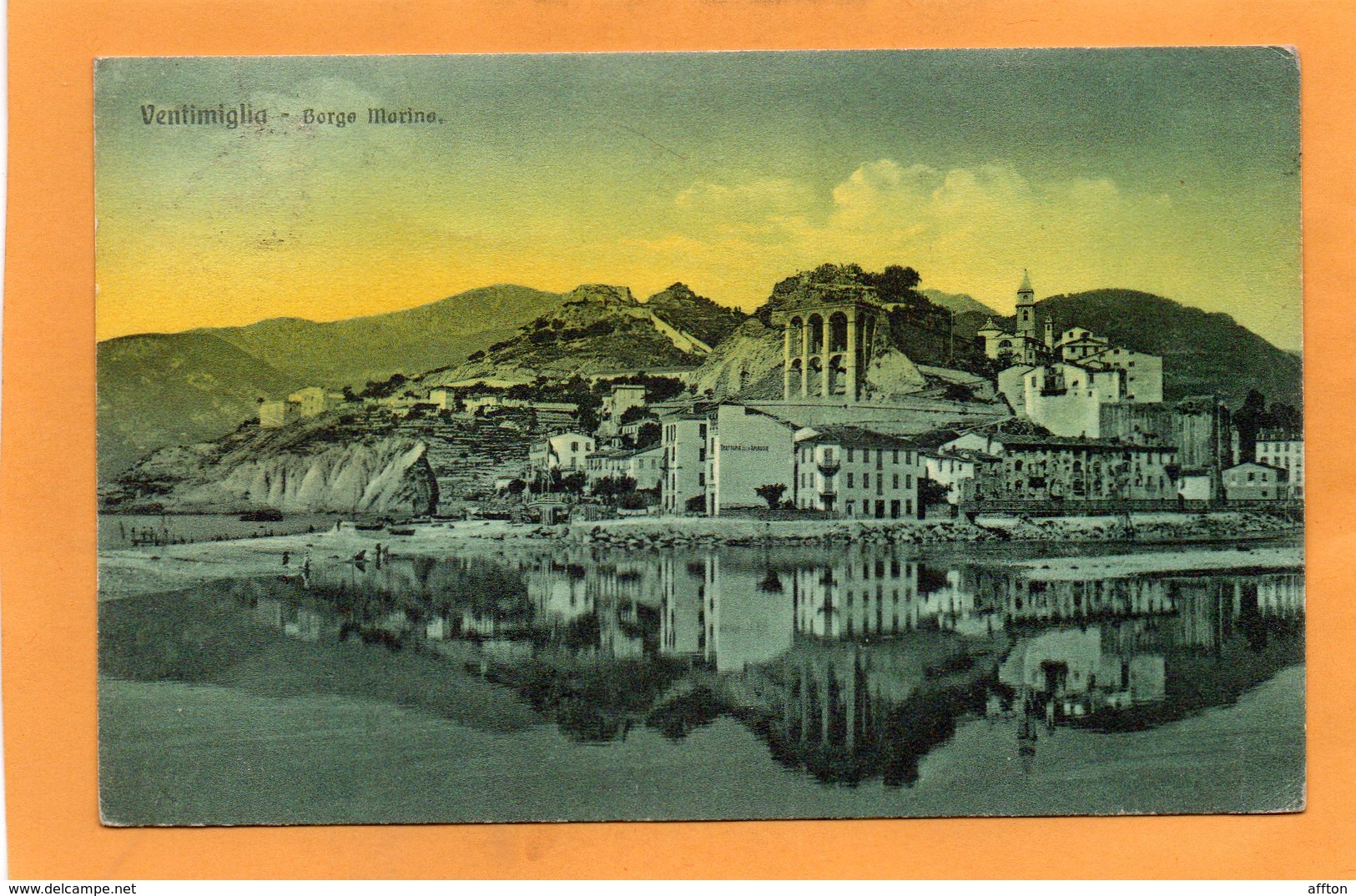 Ventimiglia Italy 1919 Postcard - Imperia