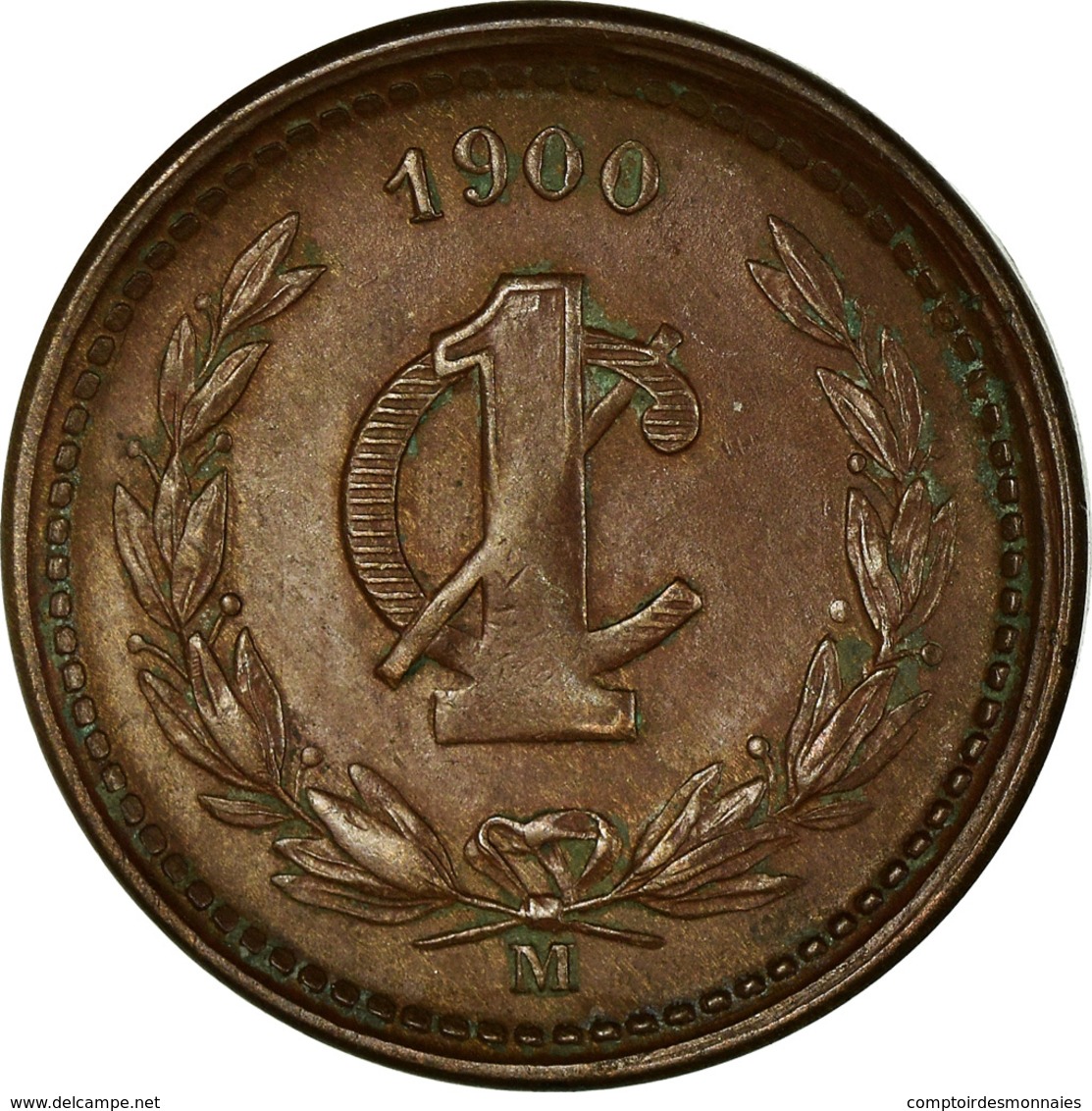 Monnaie, Mexique, Centavo, 1900, Mexico City, TTB, Cuivre, KM:394.1 - Mexique