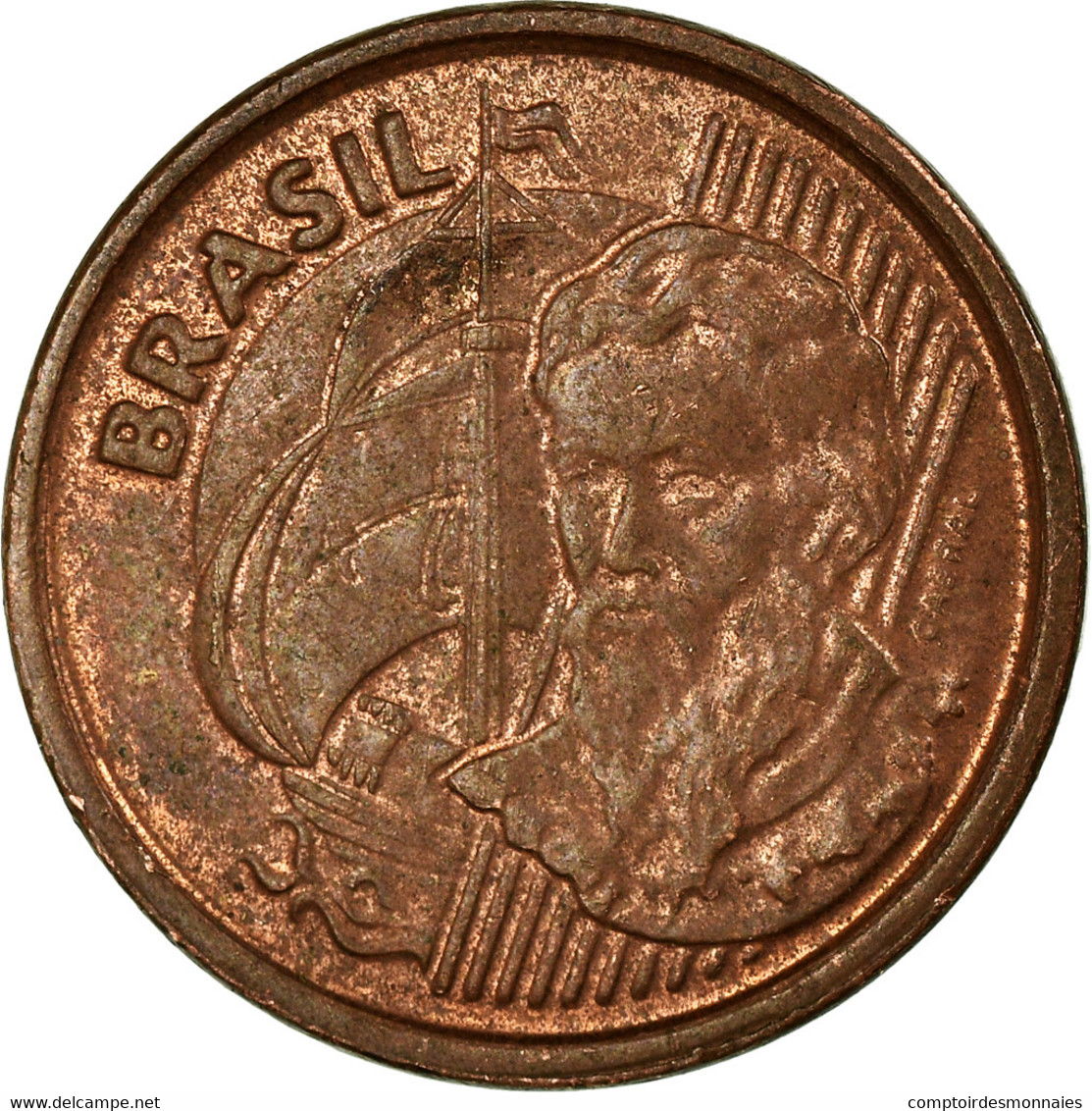 Monnaie, Brésil, Centavo, 2003, TTB, Copper Plated Steel, KM:647 - Brésil