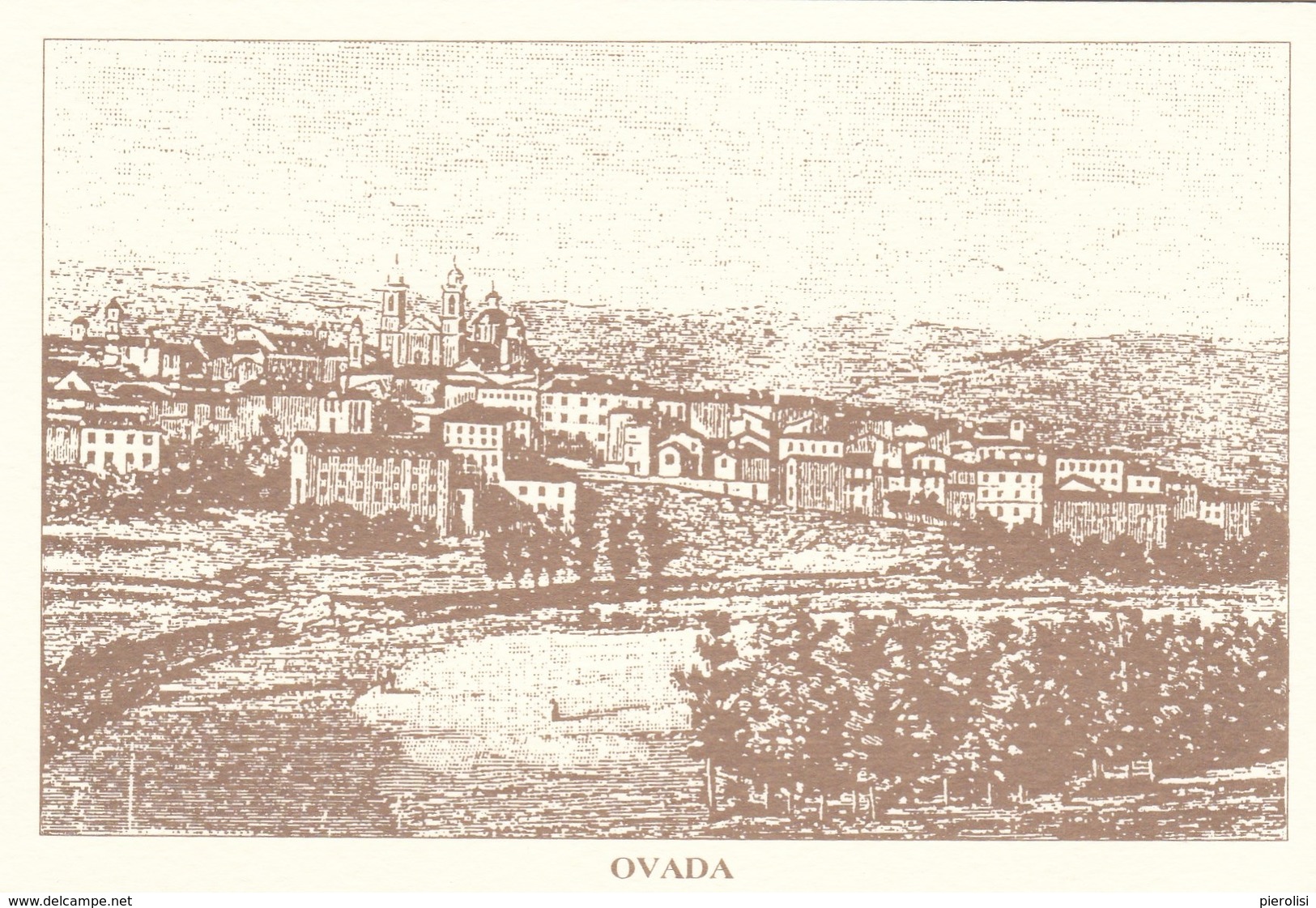 (A436) - OVADA (Alessandria) - Disegno Dell'antico Paese - Alessandria