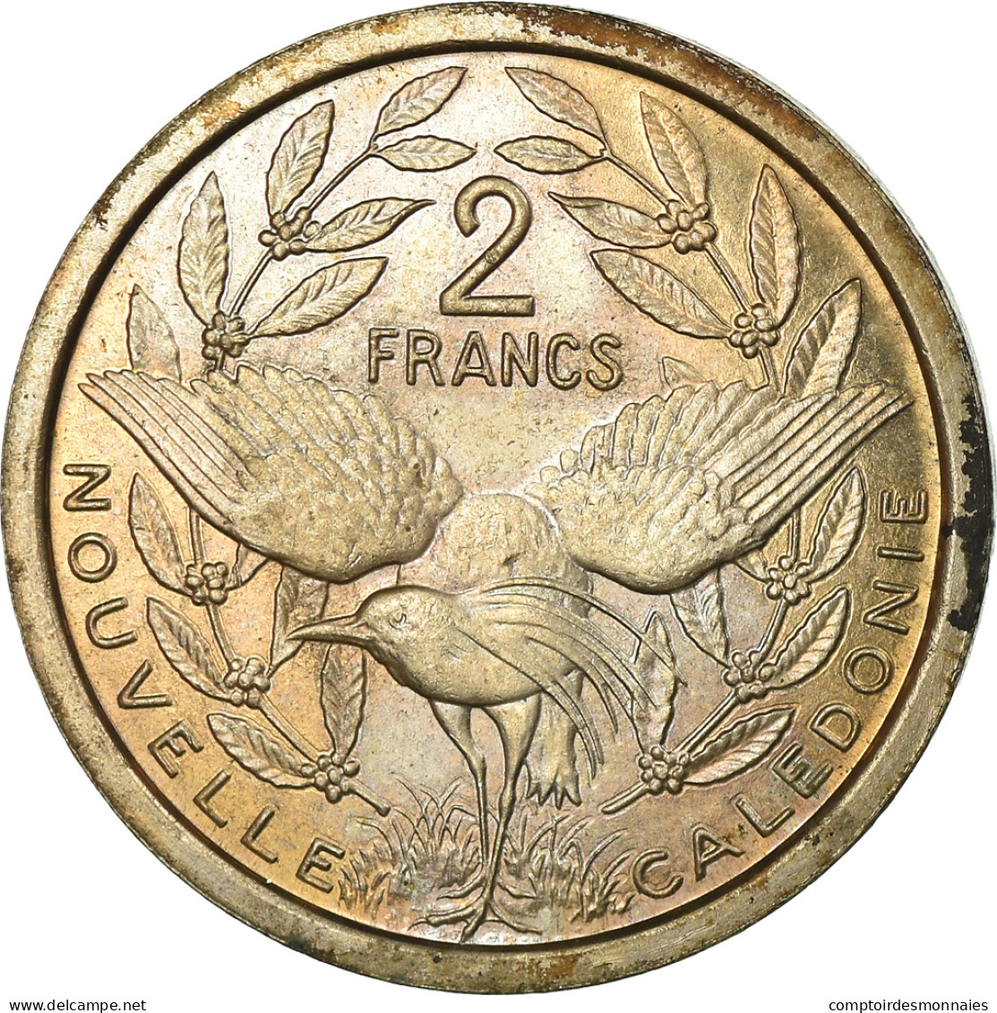 Monnaie, Nouvelle-Calédonie, 2 Francs, 1949, Paris, ESSAI, SUP+, Nickel-Bronze - Nouvelle-Calédonie