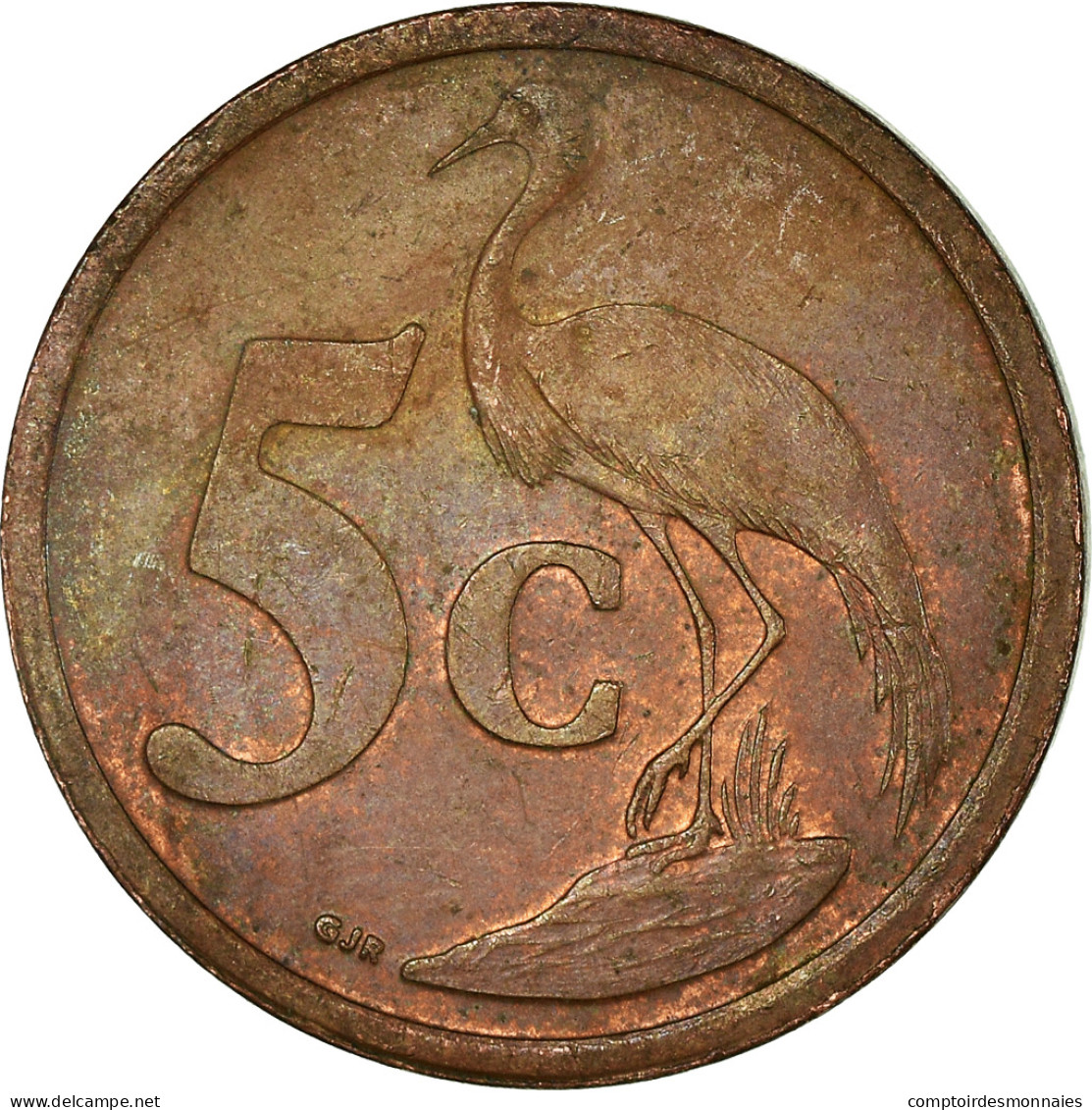 Monnaie, Afrique Du Sud, 5 Cents, 2004, TTB, Copper Plated Steel, KM:325 - Afrique Du Sud