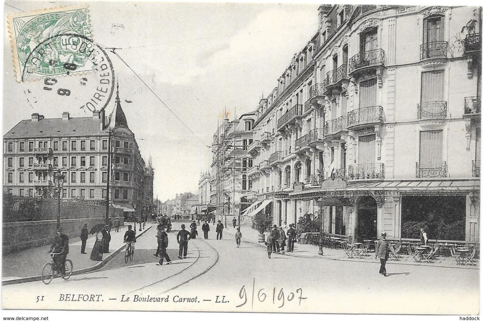 BELFORT : LE BOULEVARD CARNOT - Belfort - City