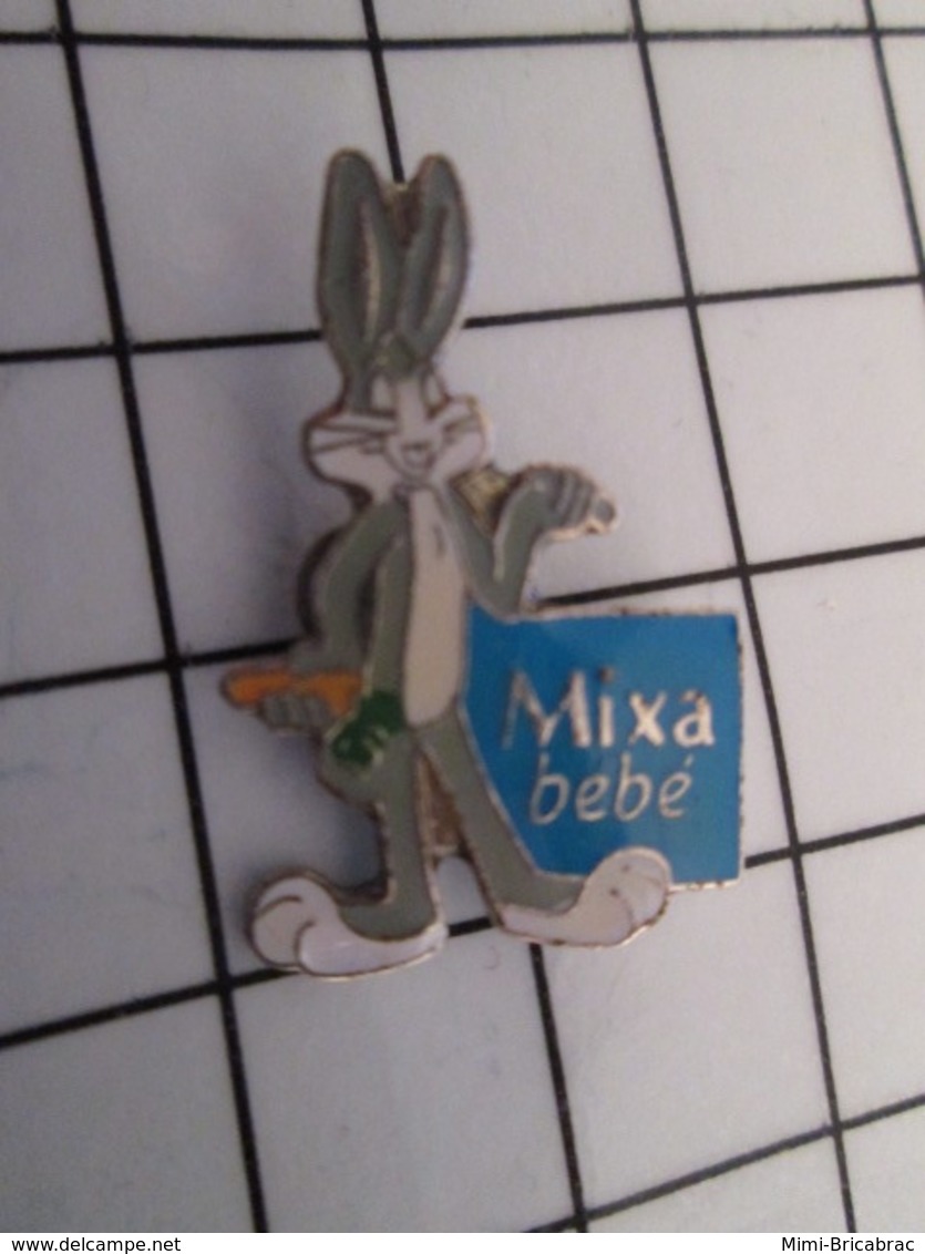 816c Pin's Pins / Beau Et Rare / THEME : CINEMA / DESSIN ANIME LAPIN BUGS BUNNY MIXA BEBE - Cinéma