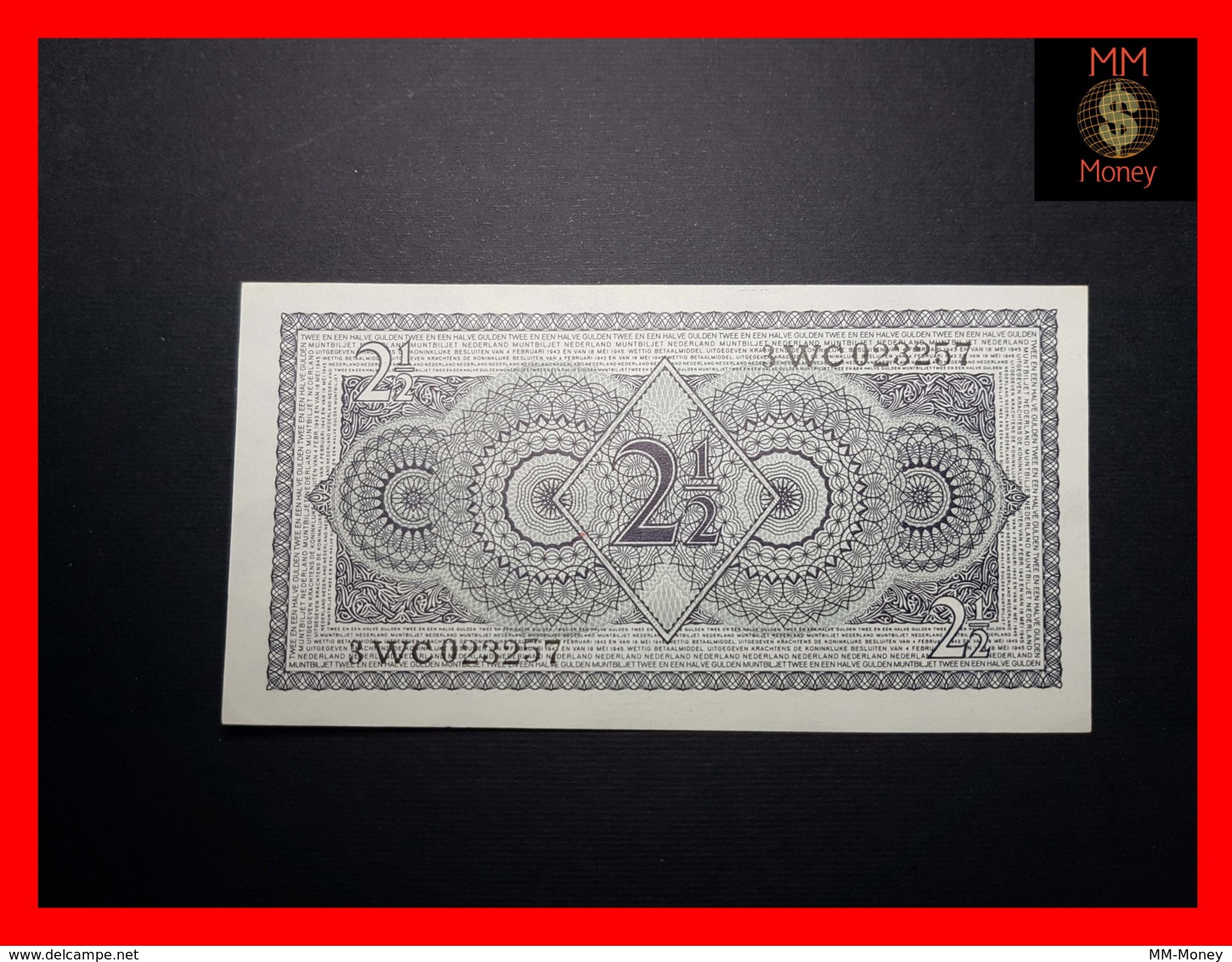 NETHERLANDS 2 ½  Gulden  8.8.1949  P. 73   UNC - Altri & Non Classificati