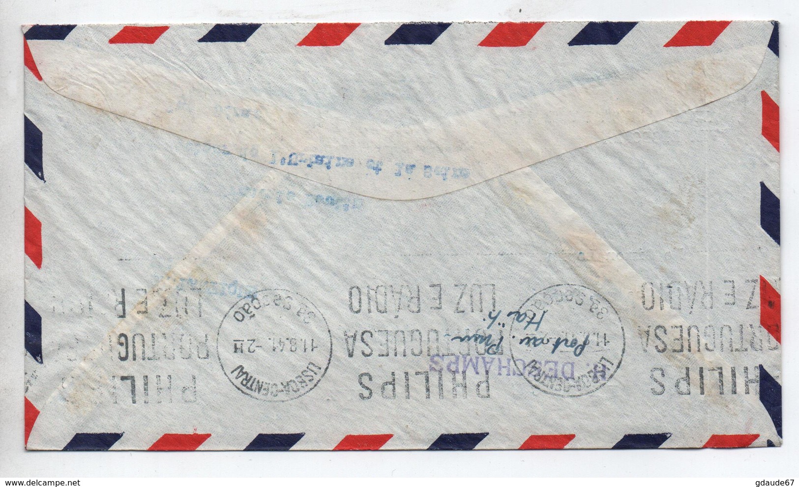 HAITI - 1941 - ENVELOPPE PAR AVION TRANSATLANTIQUE VIA LISBONNE Pour LONS LE SAUNIER (JURA) - Haití