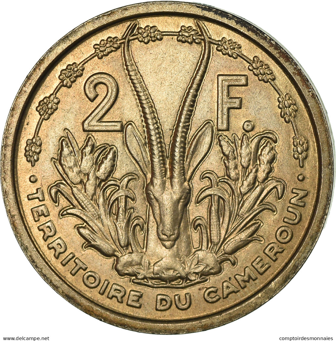 Monnaie, Cameroun, 2 Francs, 1948, Paris, SPL+, Copper-nickel, KM:E6 - Cameroun