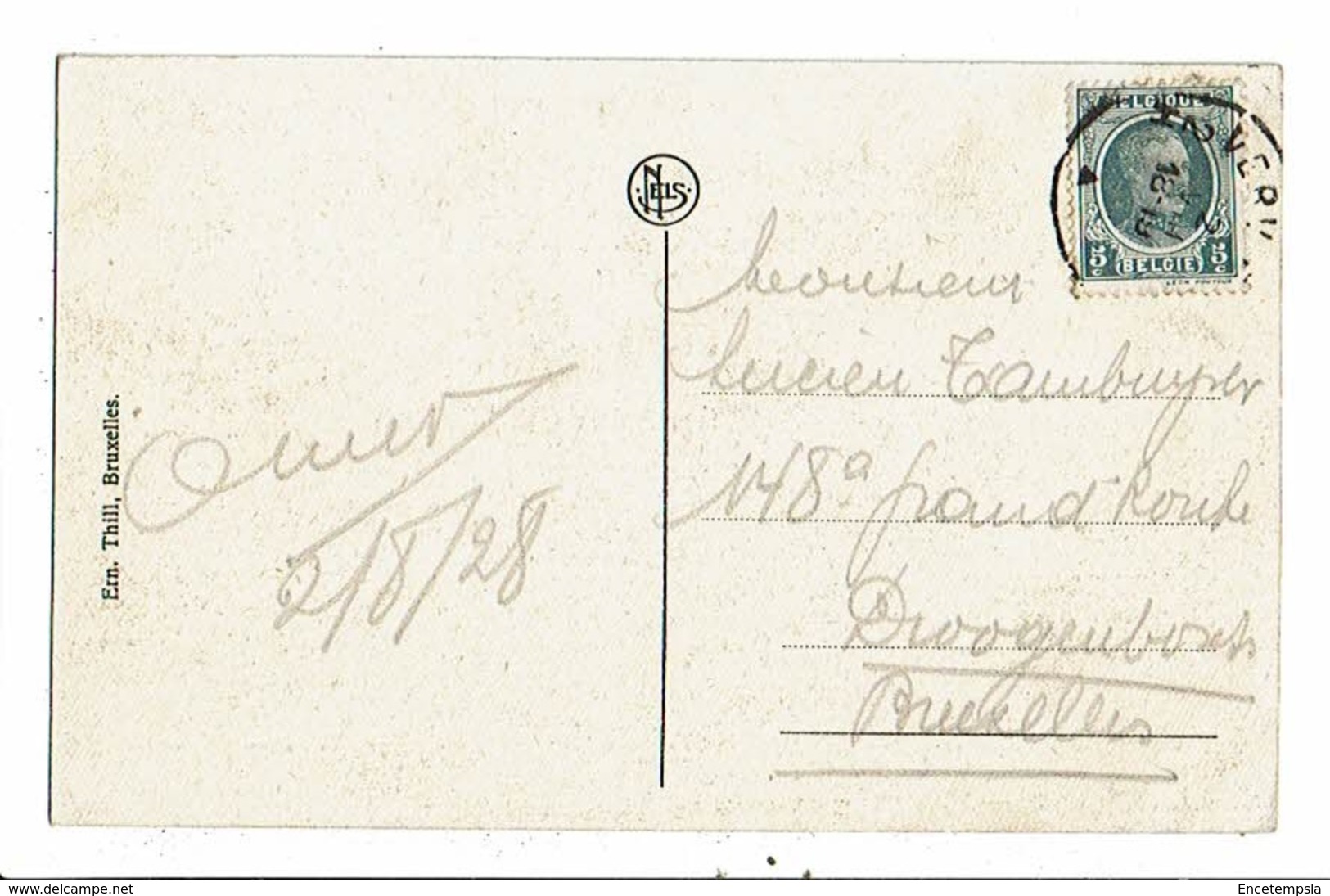 CPA-Carte Postale-Belgique La Gileppe- Panorama Du Fond De La Vallée Vu Du Barrage-1928  VM14901 - Baelen