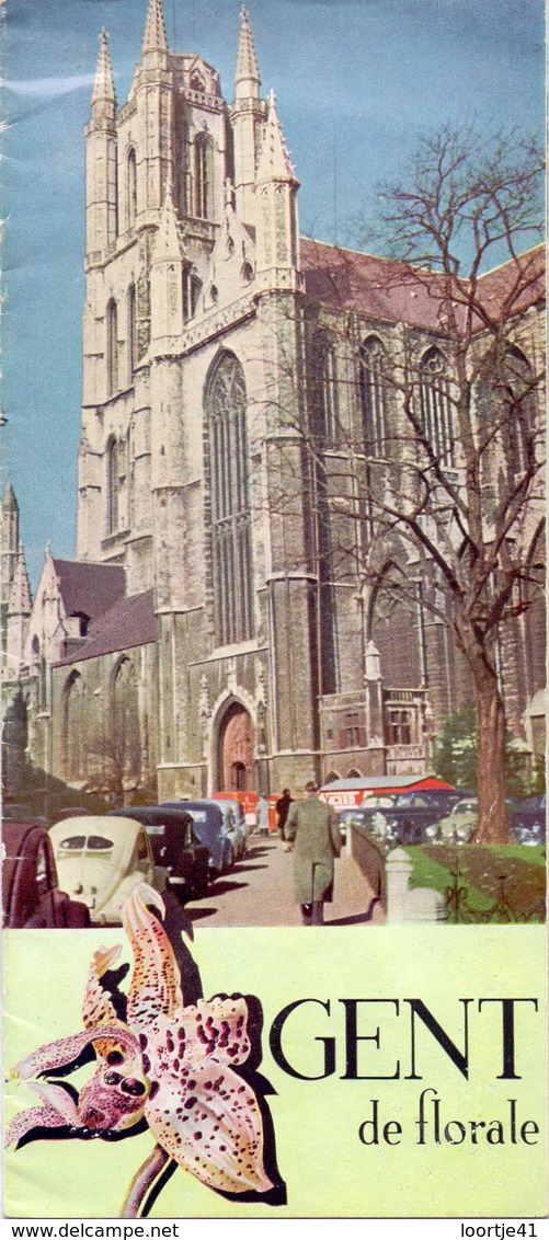 Brochure Dépliant Faltblatt Folder - Toerisme Tourisme - Gent De Florale +- 1958 - Dépliants Touristiques