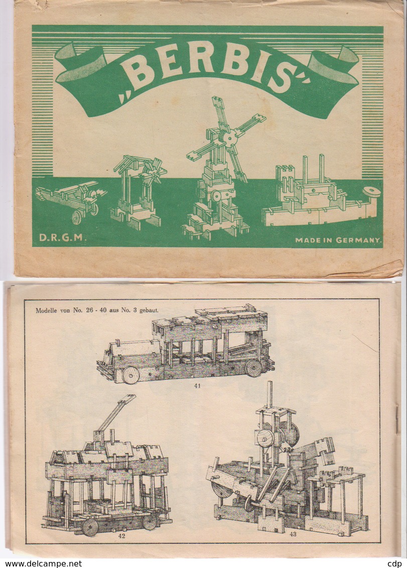 Jeu Bois BERBIS  Germany  1930 - Autres Plans