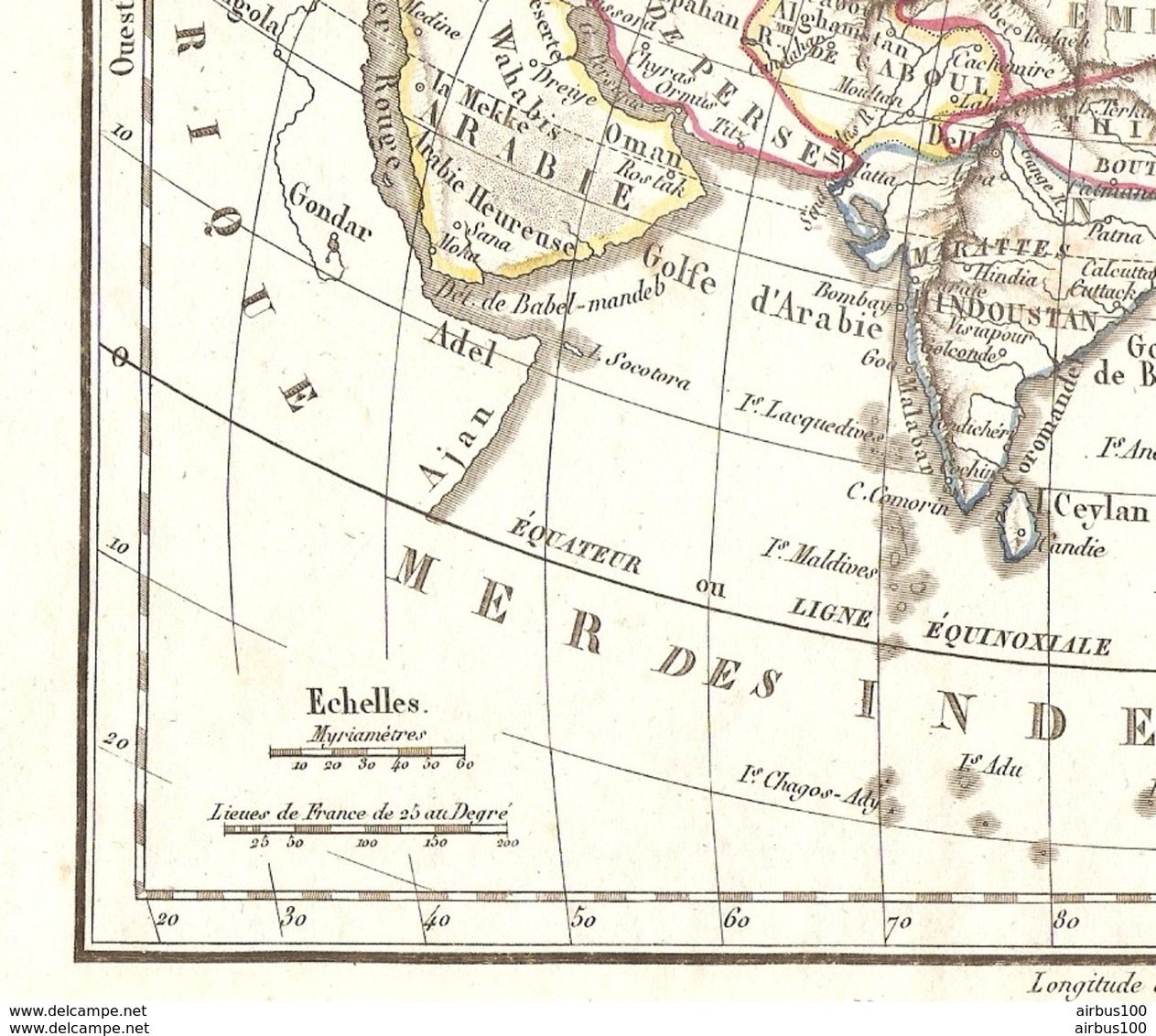 CARTE ANNÉE1828 ASIE - CARD YEAR1828 ASIA - KARTE JAHR 1828 ASIEN - TARJETA AÑO 1828 ASIA - ANNO DI CARTA 1828 ASIA - Cartes Géographiques