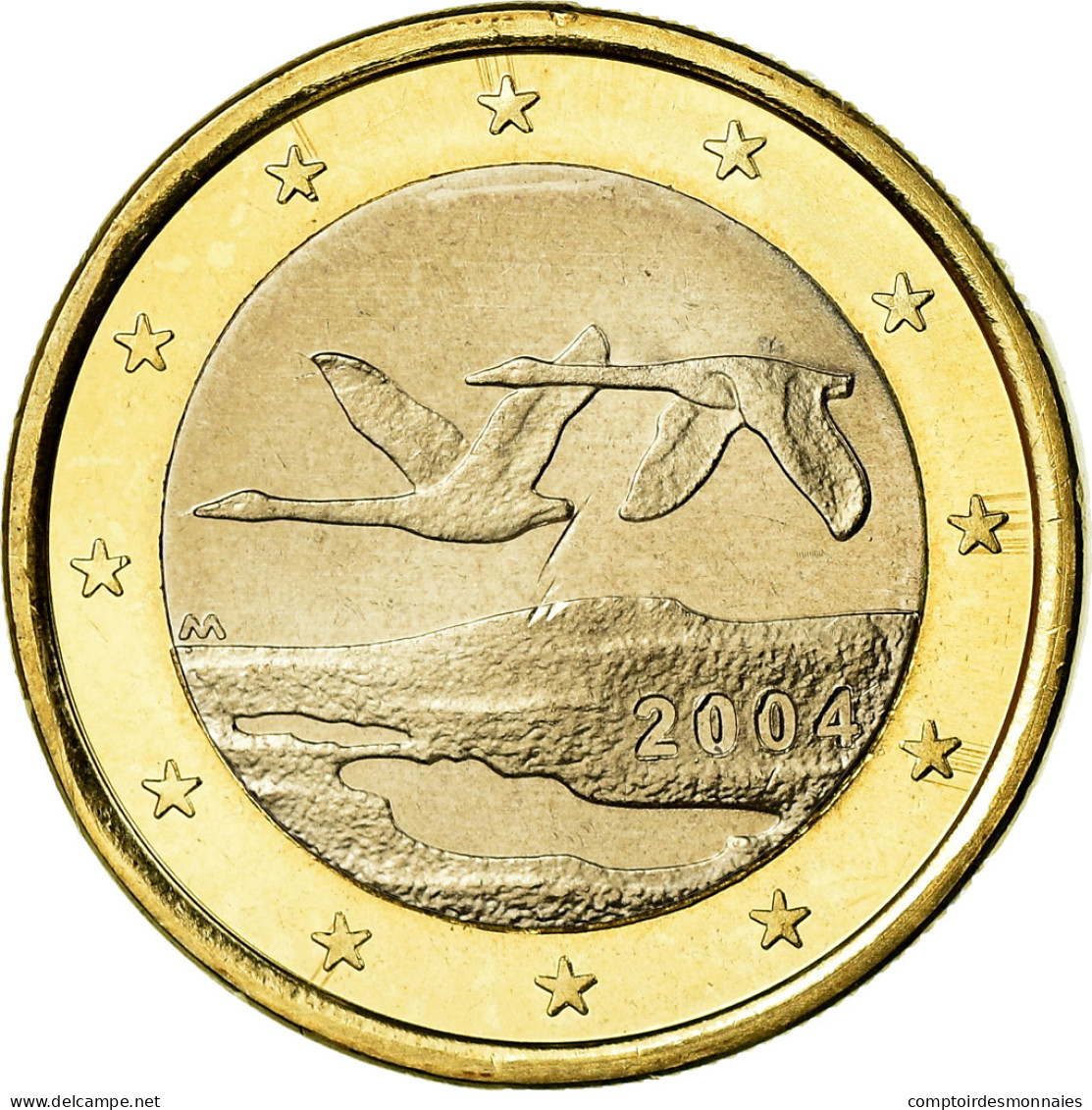 Finlande, Euro, 2004, SUP, Bi-Metallic, KM:104 - Finlande