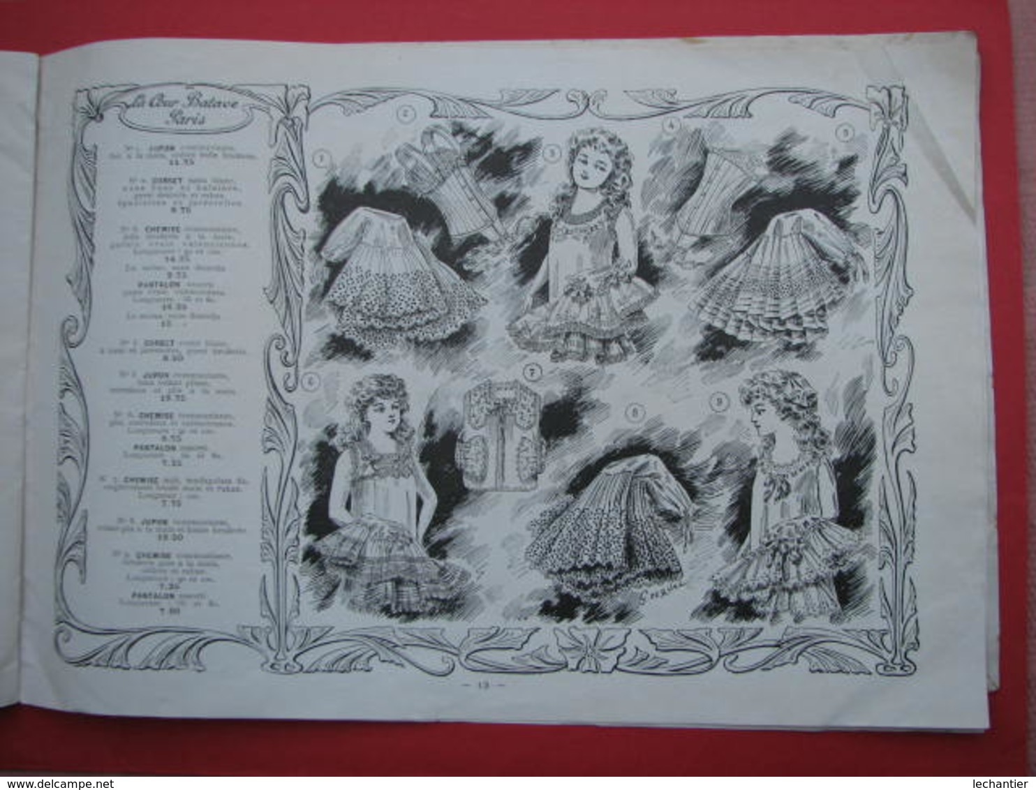 La Cour Batave  1910 Superbe Catalogue, Mode, Chapeaux, Femmes, Enfants, Première Communion T.B.E.
