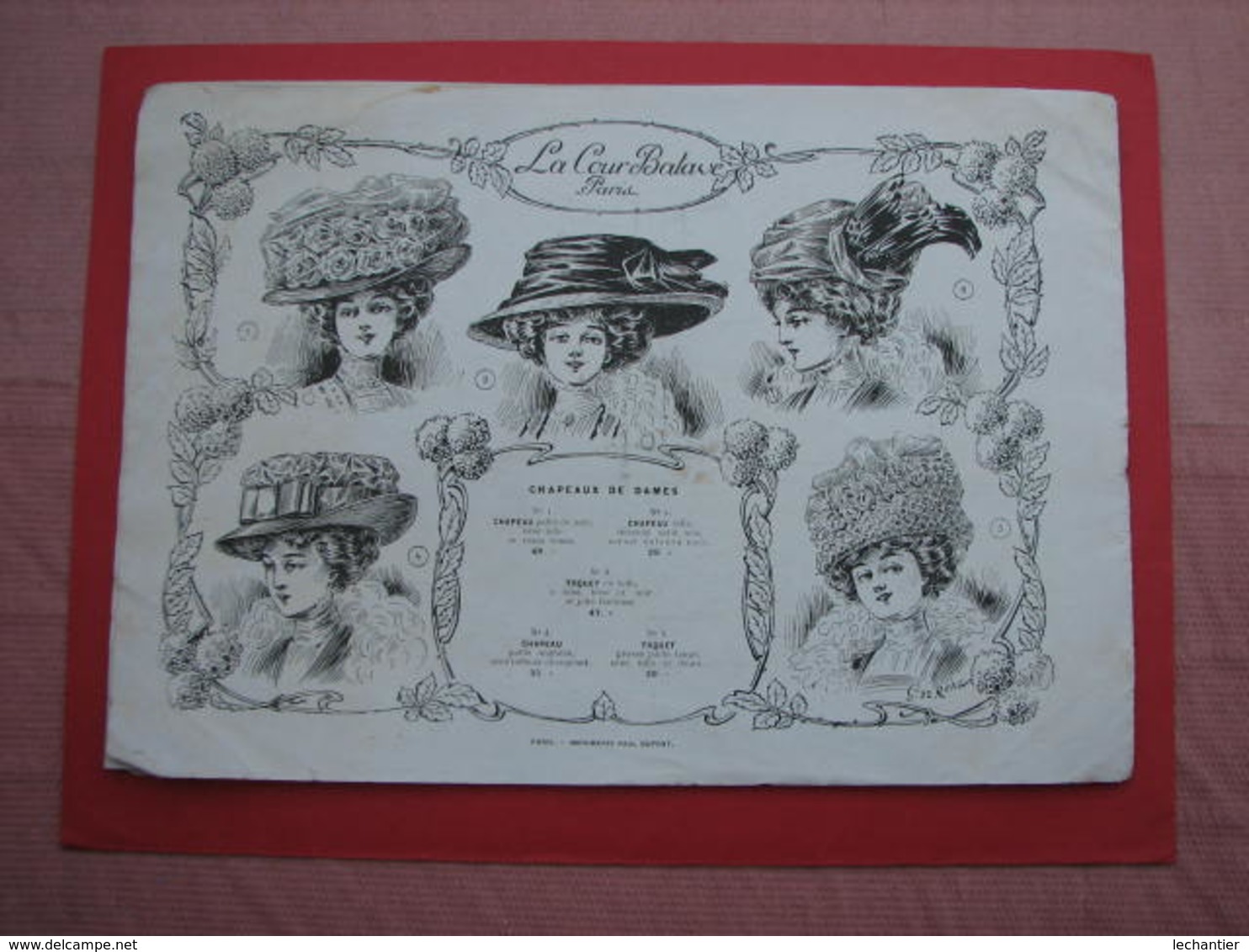 La Cour Batave  1910 Superbe Catalogue, Mode, Chapeaux, Femmes, Enfants, Première Communion T.B.E.