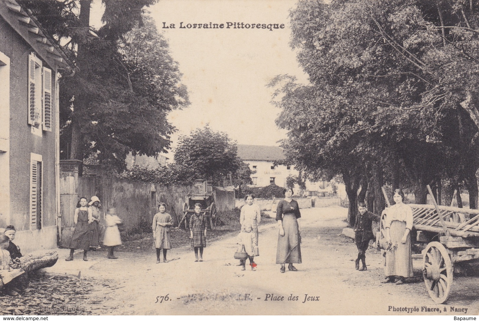 CPA - La Lorraine Pittoresque - Jezainville - (54) Meurthe Et Moselle - Place Des Jeux - Autres & Non Classés