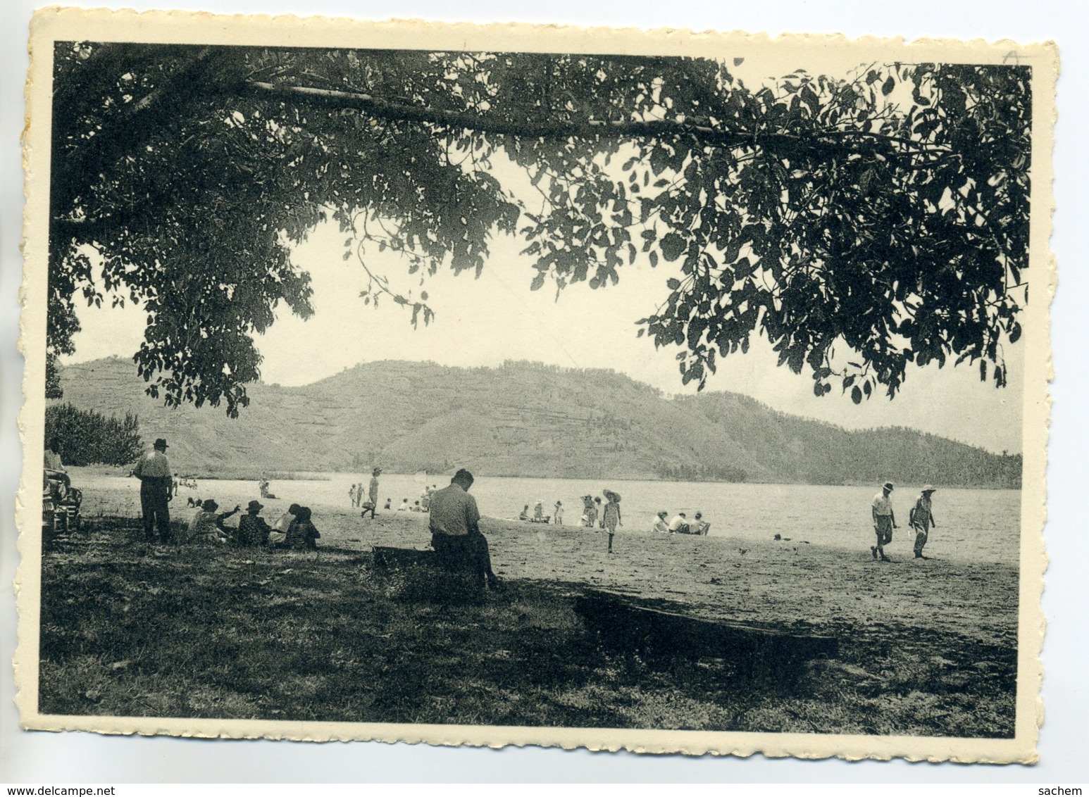 RUANDA GISENYI Kisenyi   La Plage Et Ses Promeneurs No 58 Photo J V Leroy   D10 2017 - Ruanda-Urundi