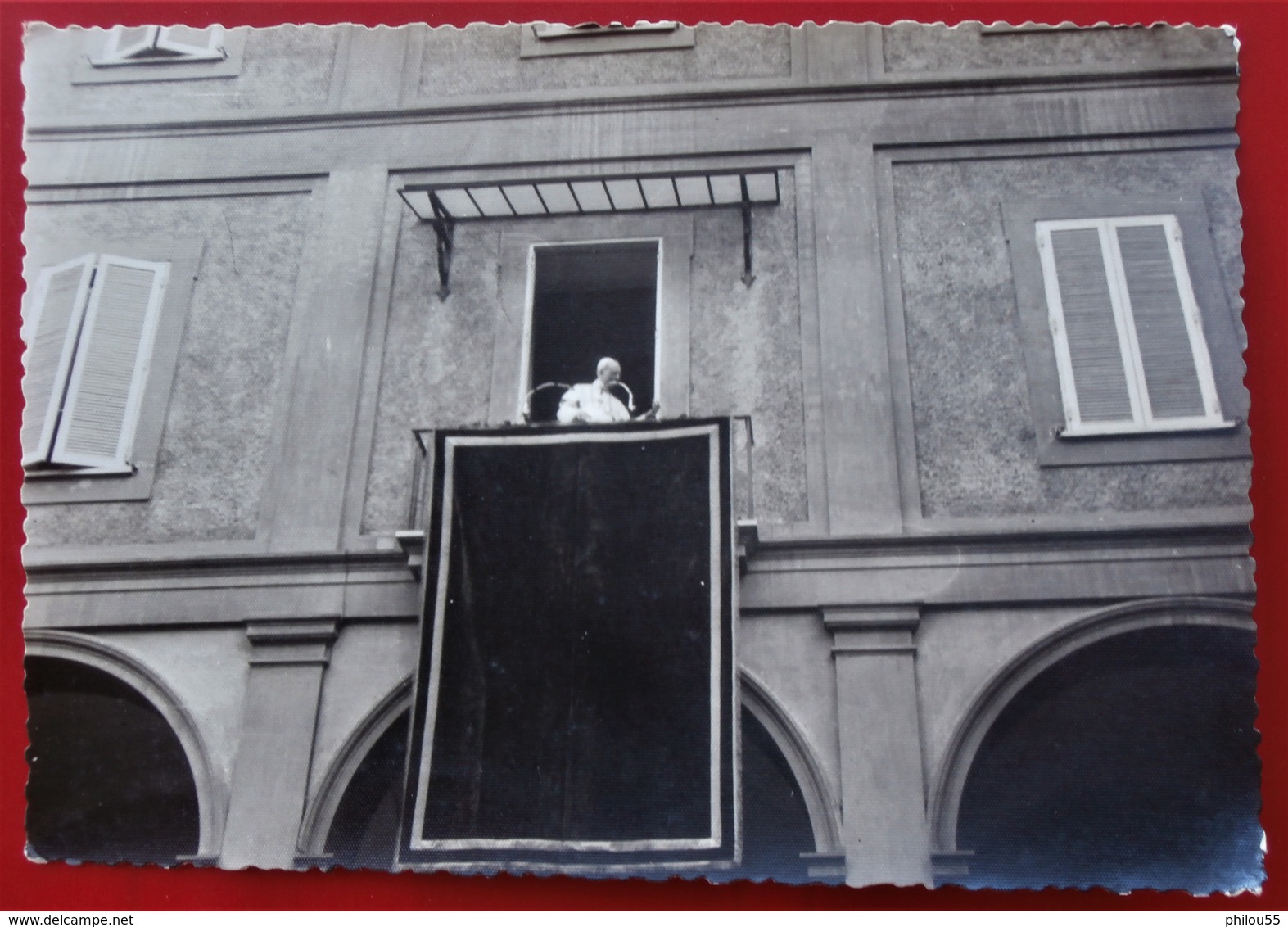 Photo ROME VATICAN CASTEL GANDOLFO Pape PIE XII 1956 - Célébrités