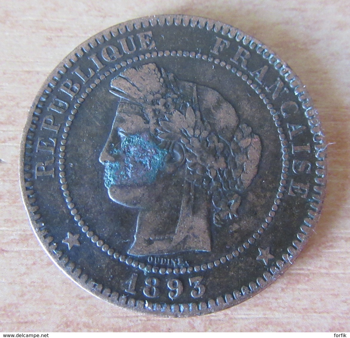 France - Monnaie 10 Centimes Cérès 1893 A - Achat Immédiat - Andere & Zonder Classificatie