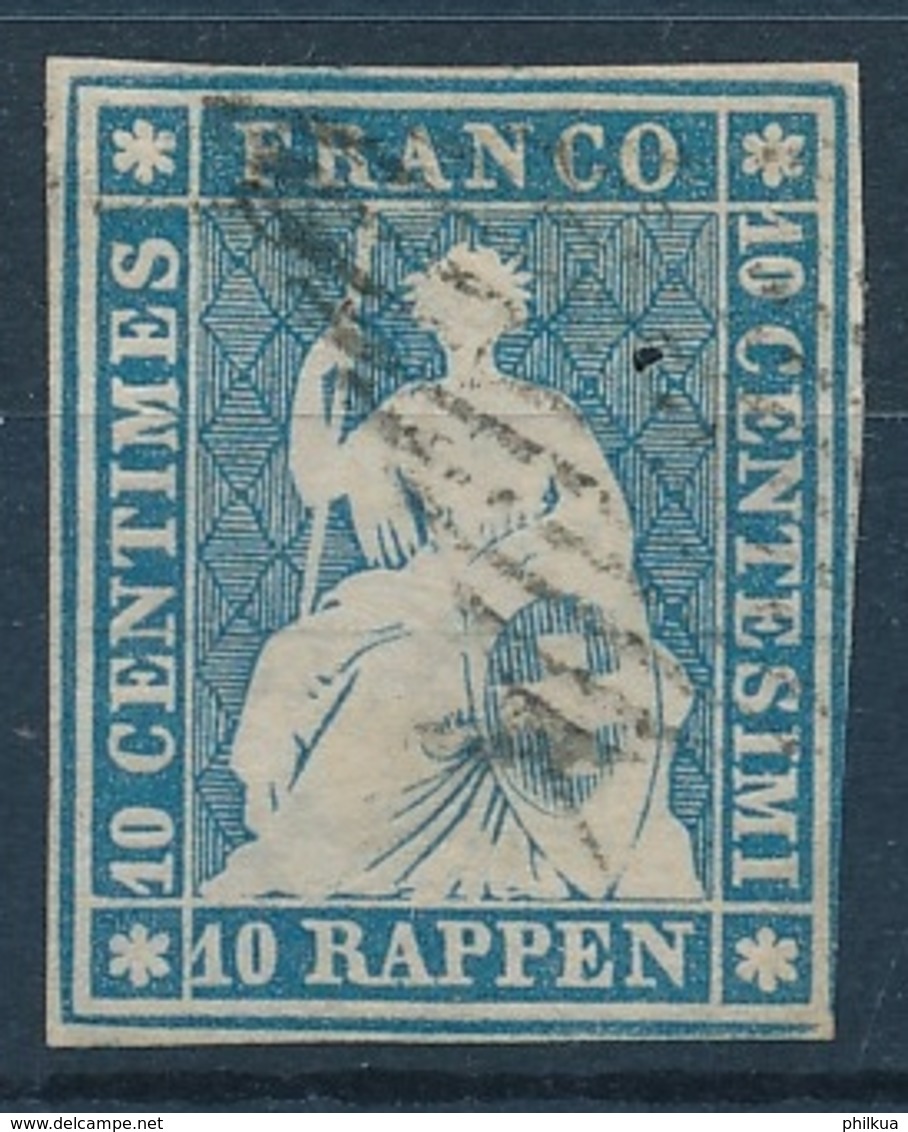 23A 10 Rappen Strubel - Used Stamps