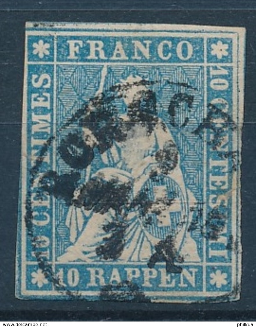 23C 10 Rappen Strubel Mit Stempel RORSCHACH - Used Stamps