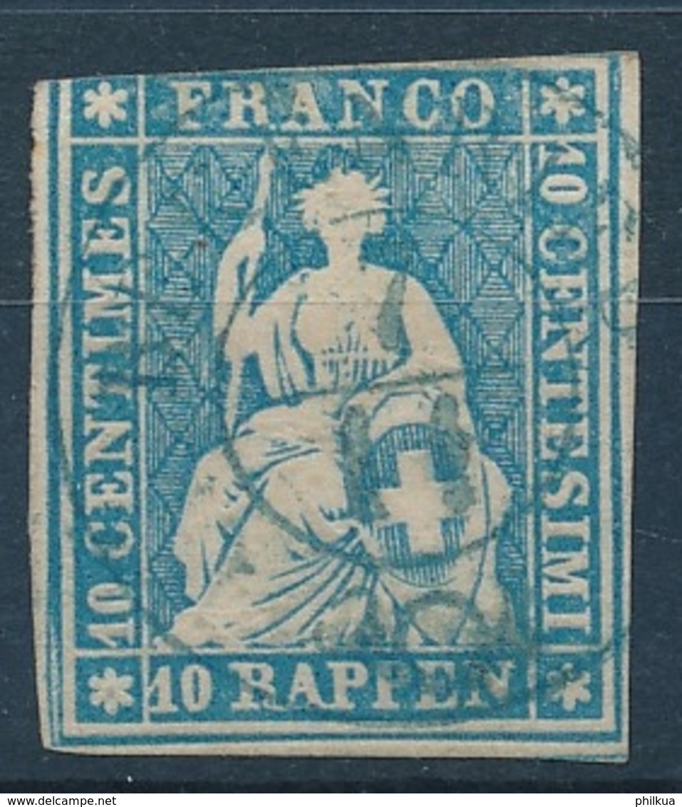 23C 10 Rappen Strubel - Used Stamps