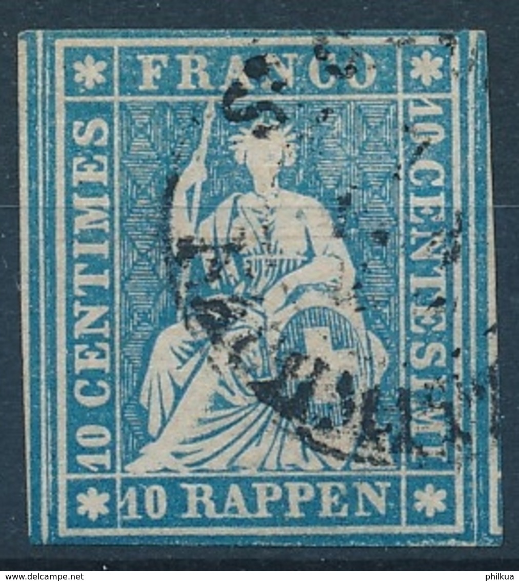 23C 10 Rappen Strubel - Used Stamps