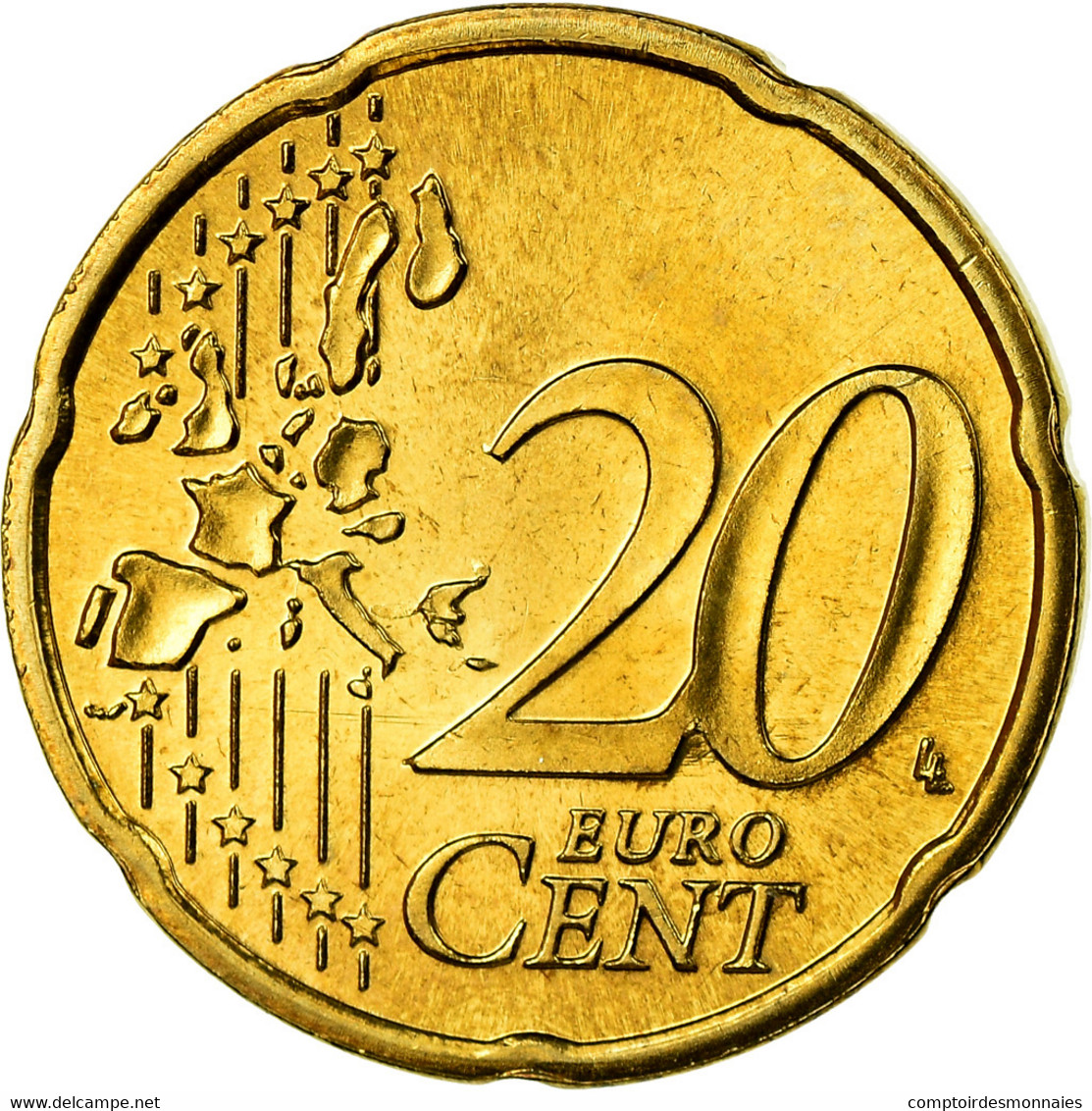 Luxembourg, 20 Euro Cent, 2003, SUP, Laiton, KM:79 - Luxembourg