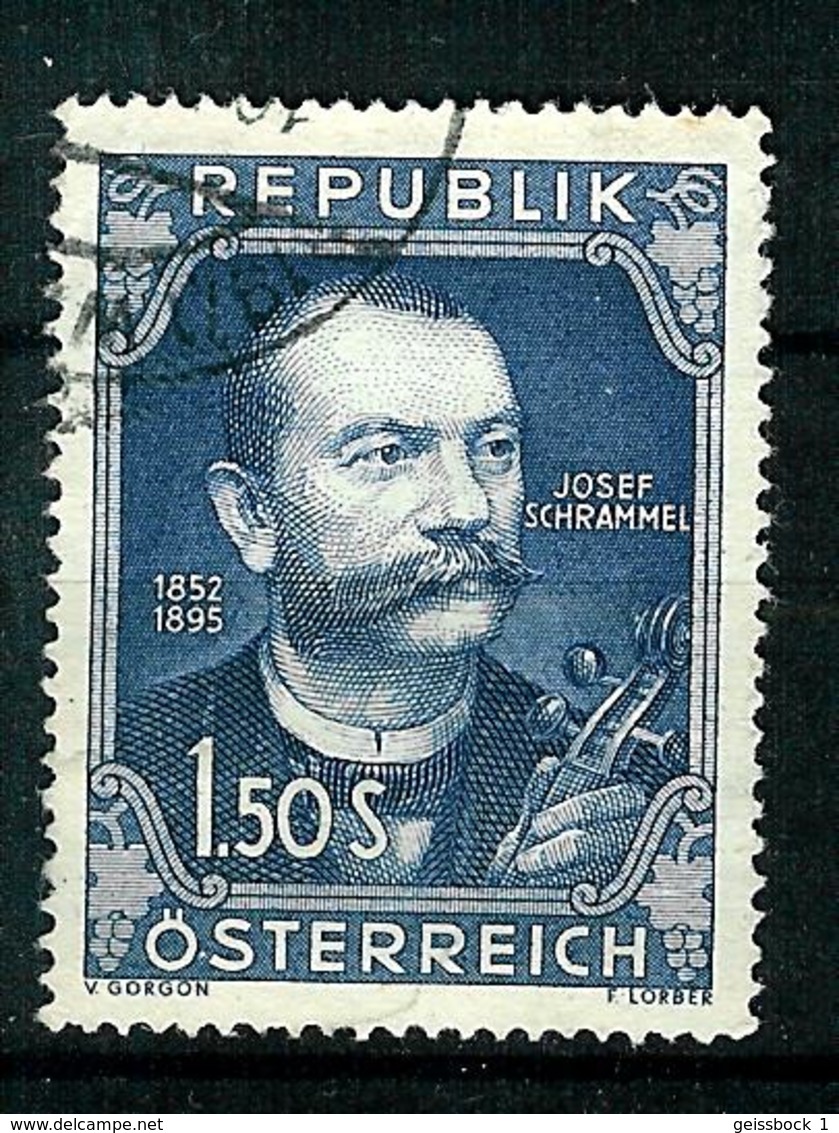 Österreich 1952: Mi.-Nr.  970: Schrammel - Gebraucht