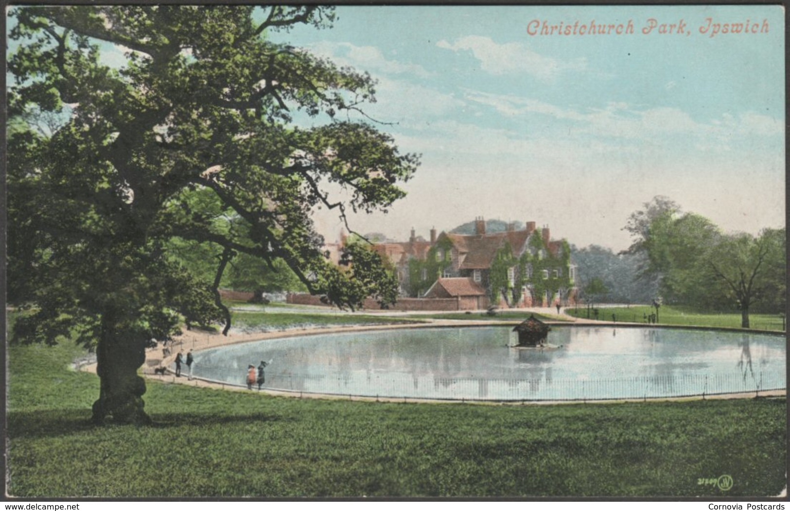 Christchurch Park, Ipswich, Suffolk, C.1905 - Valentine's Postcard - Ipswich