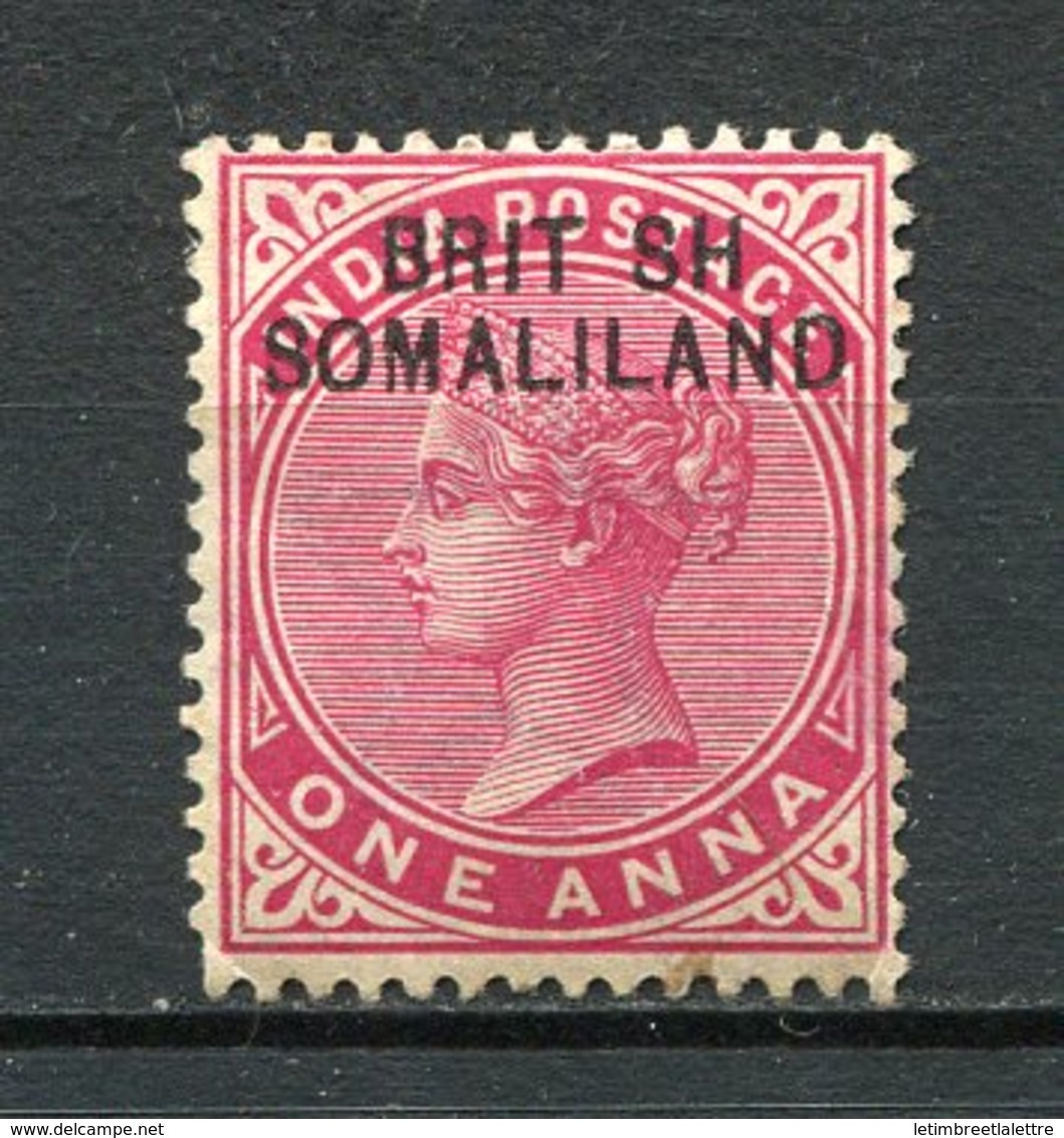 Somaliland - N° 2a * - Neuf Avec Charnière  - Variété : Sans Le I - - Somaliland (Protectorat ...-1959)