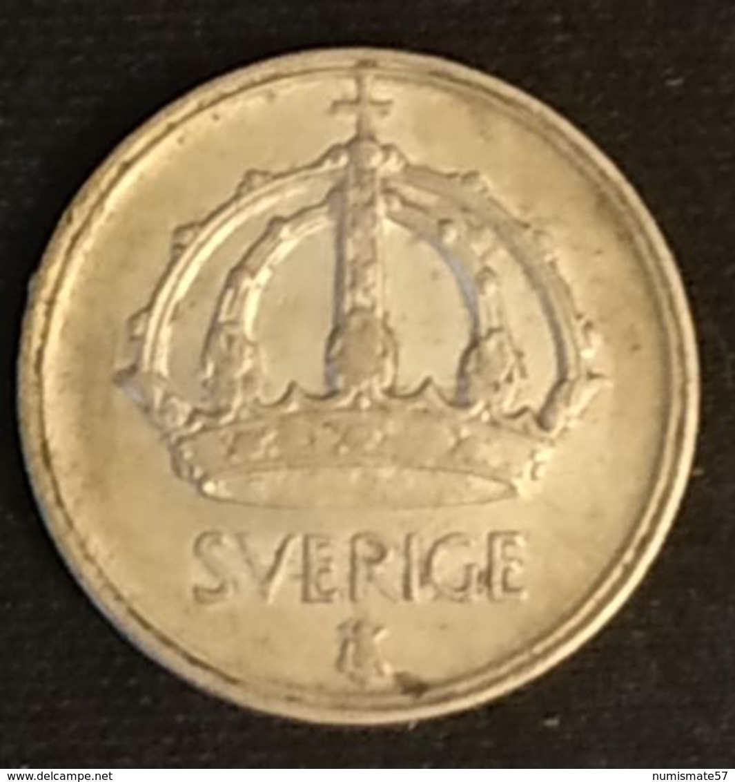 SUEDE - SWEDEN - 25 ORE 1944 - Gustaf V - KM 816 - Argent - Silver - Suède